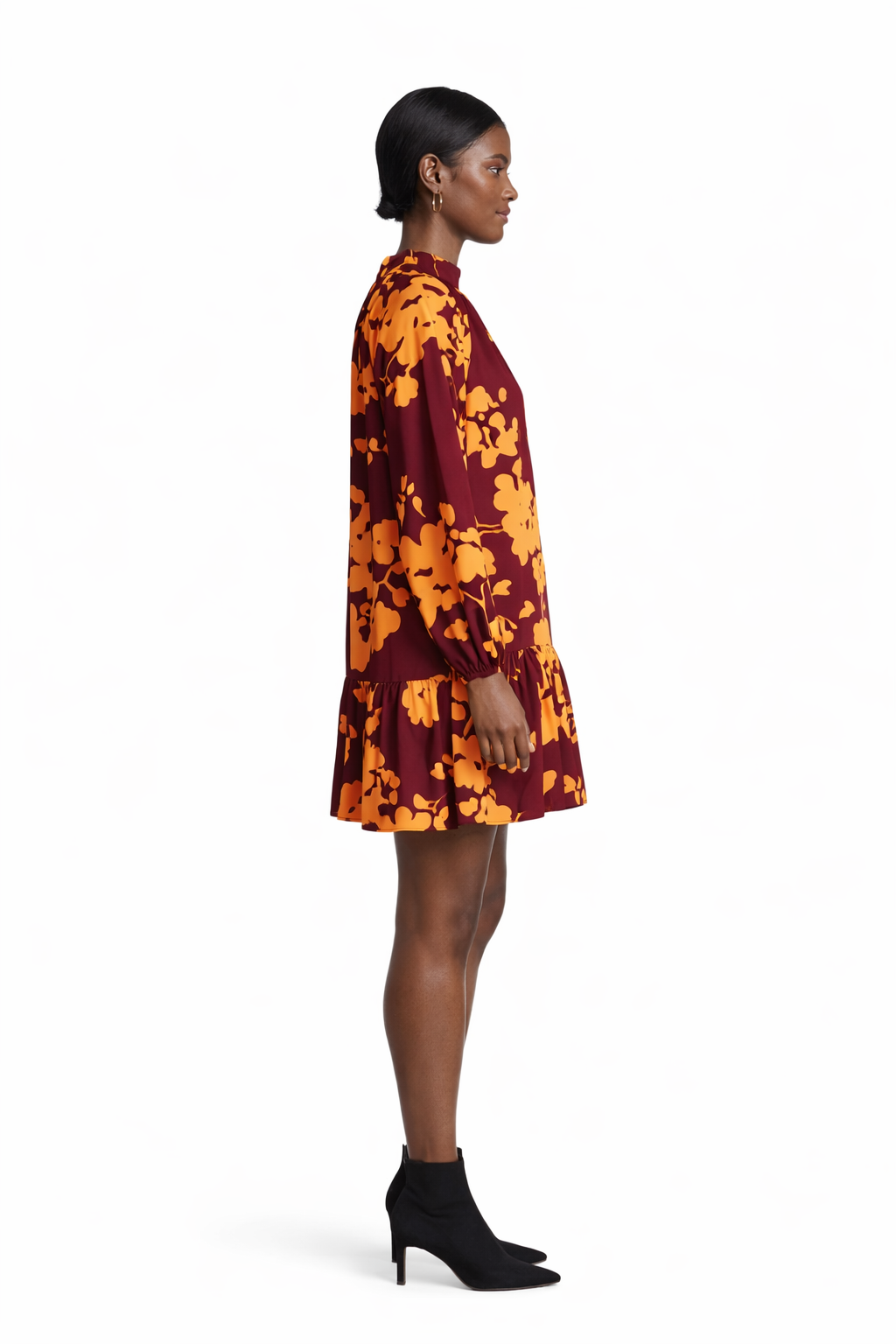 Swing Dress in Orange Flower – Me&B