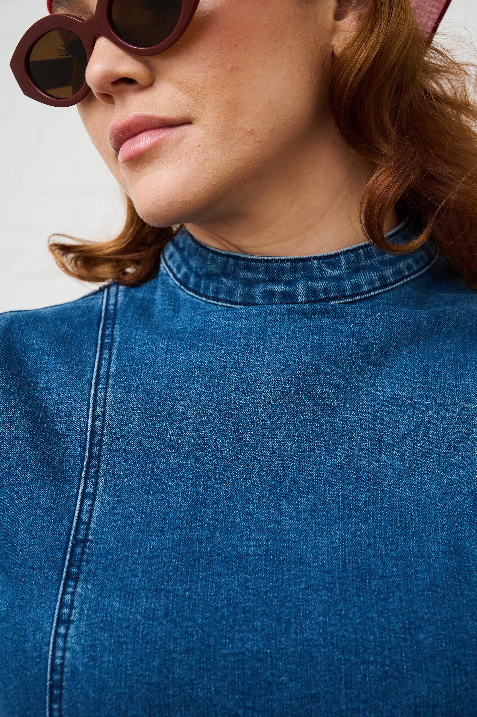 The A-line Denim Mini Dress