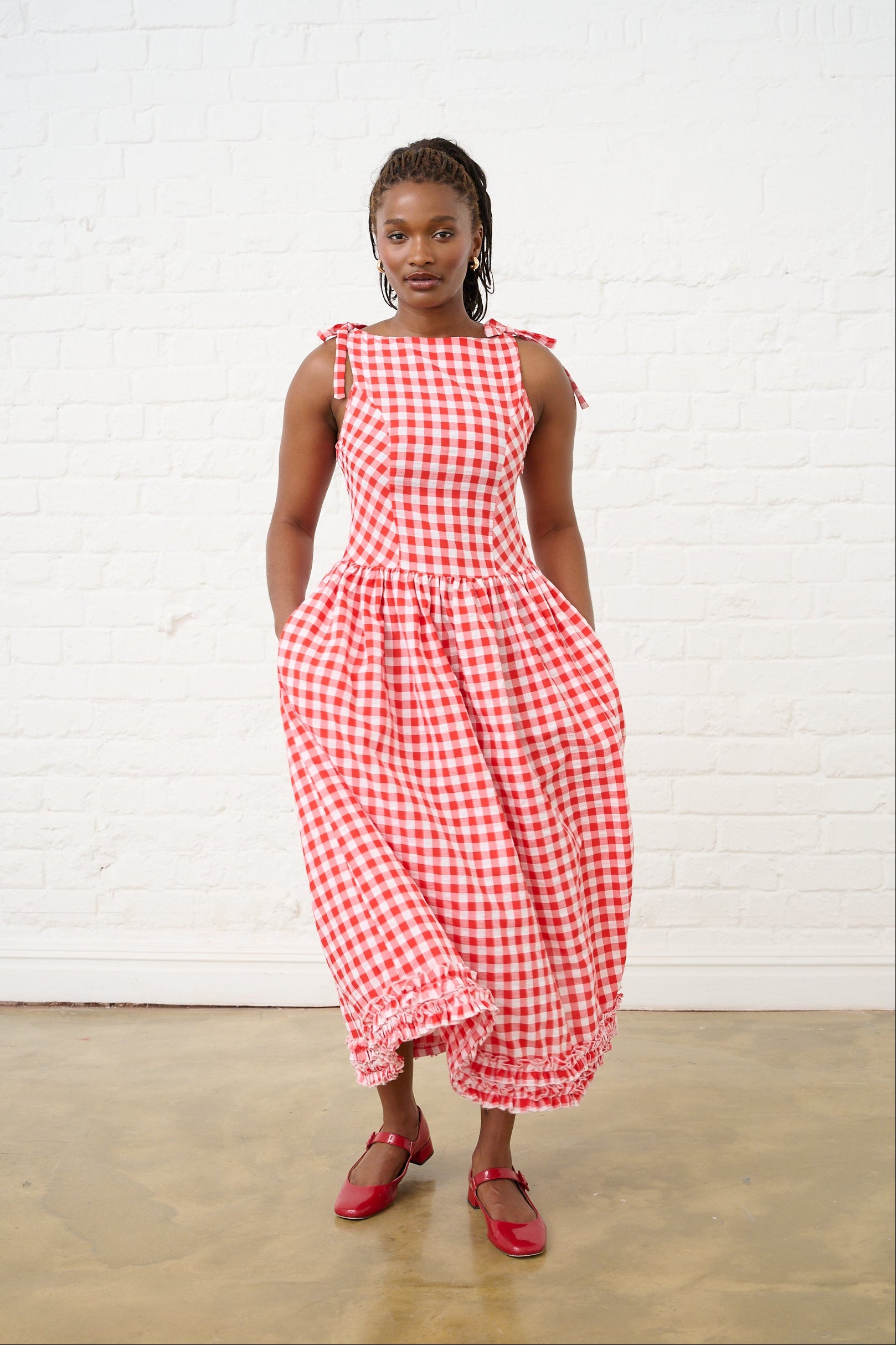 red gingham dress cotton Buy Pink/Red 100% Cotton Textured Tiered Gingham Maxi Dress from Next USA