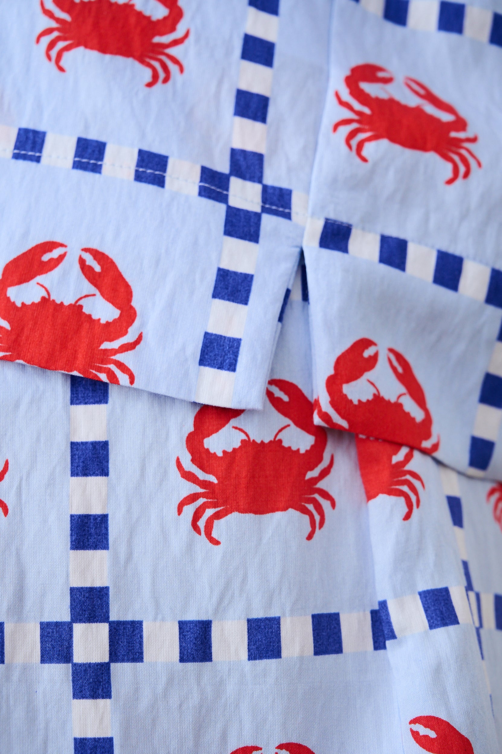 Boxy Shirt in Crab Print