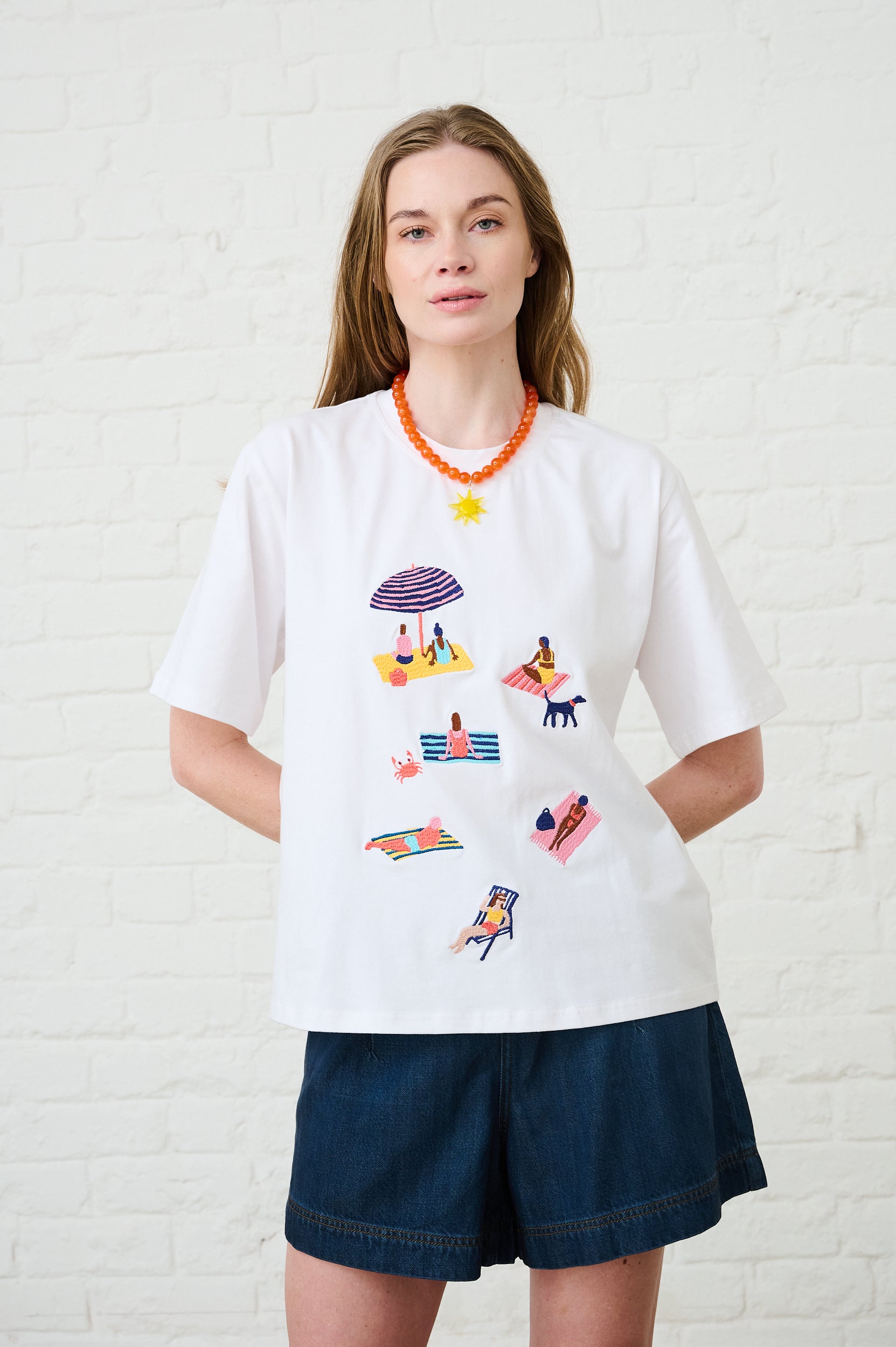 The Beach Scene Boxy Tee