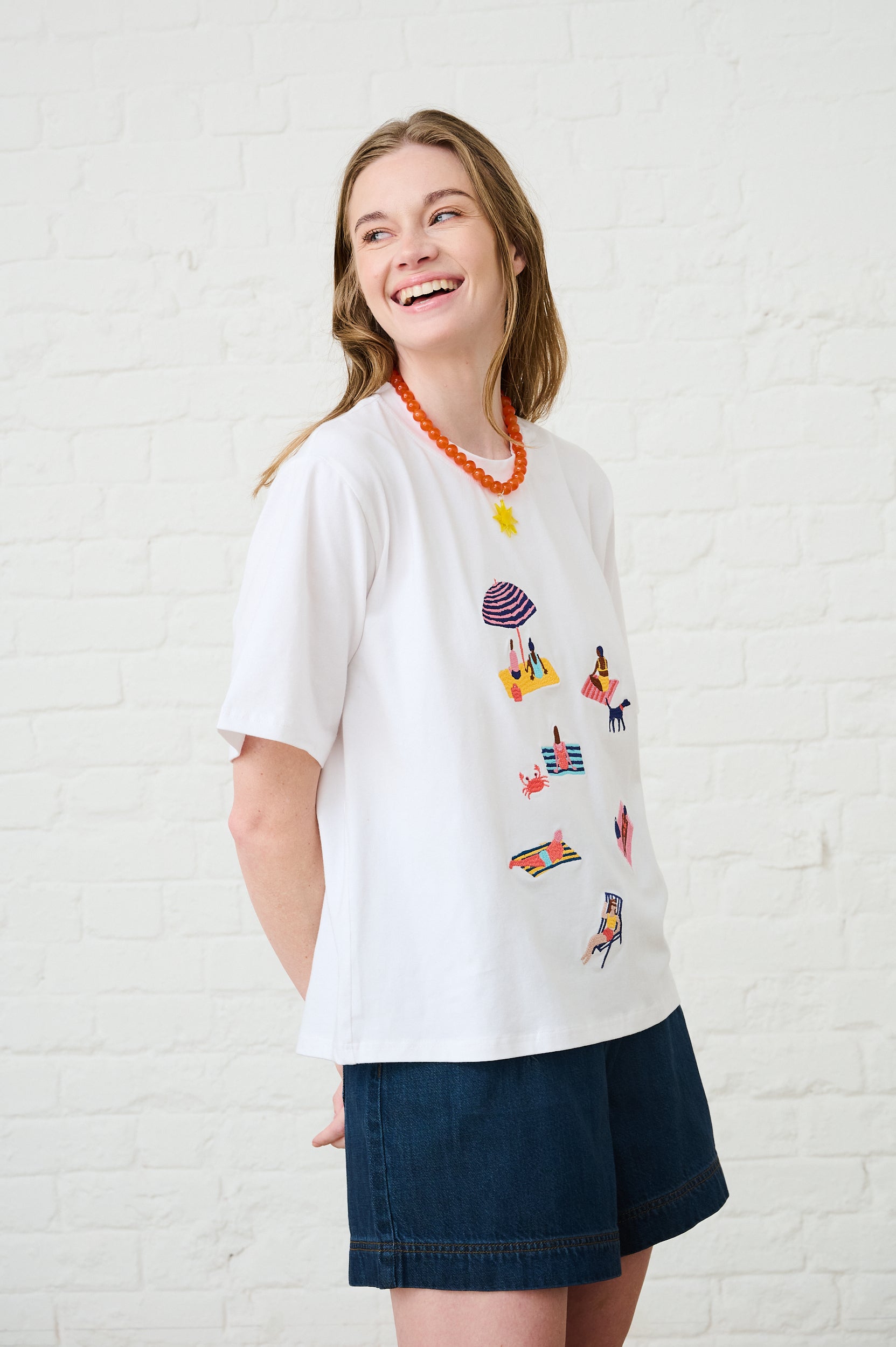 The Beach Scene Boxy Tee