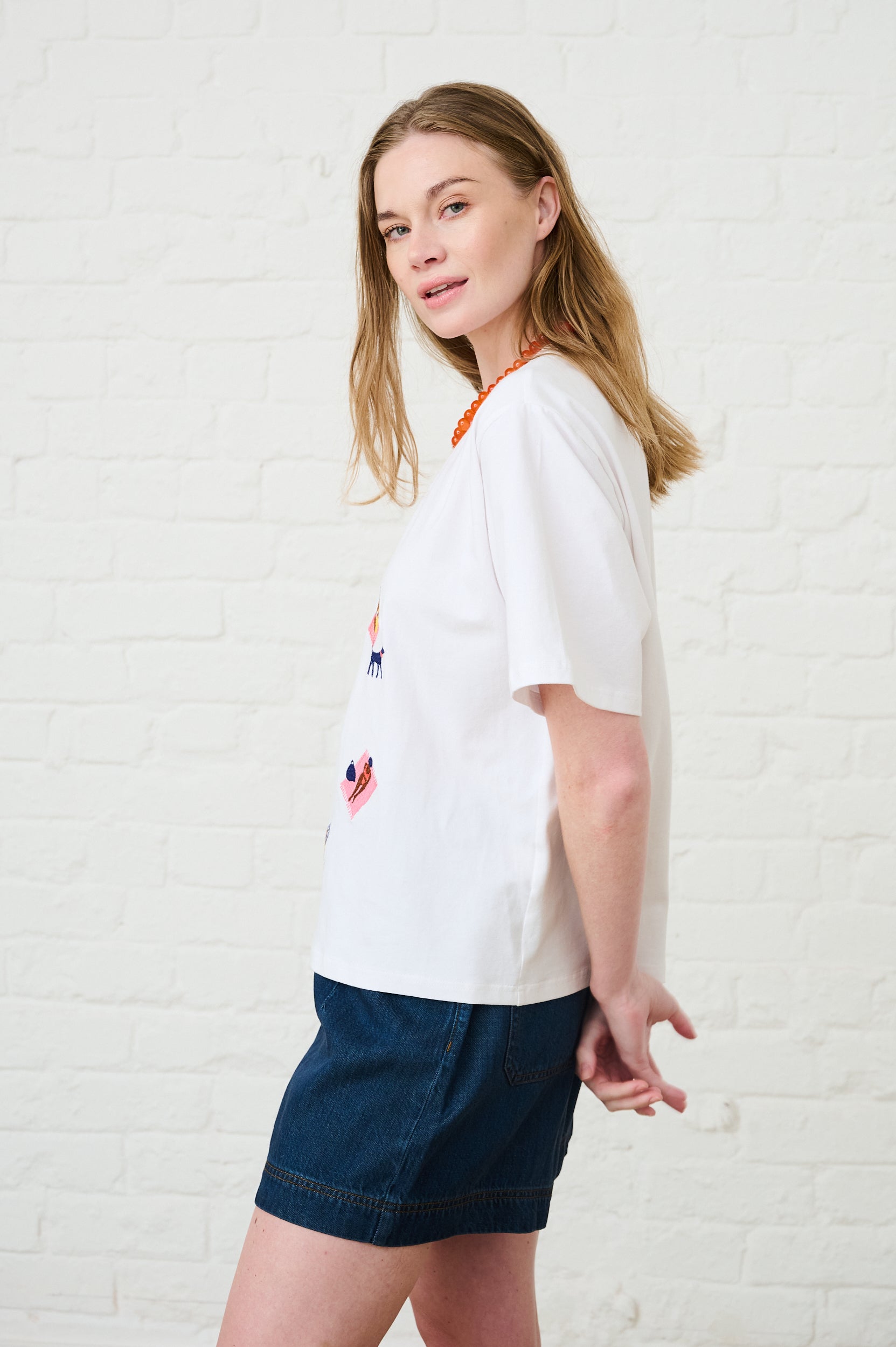 The Beach Scene Boxy Tee