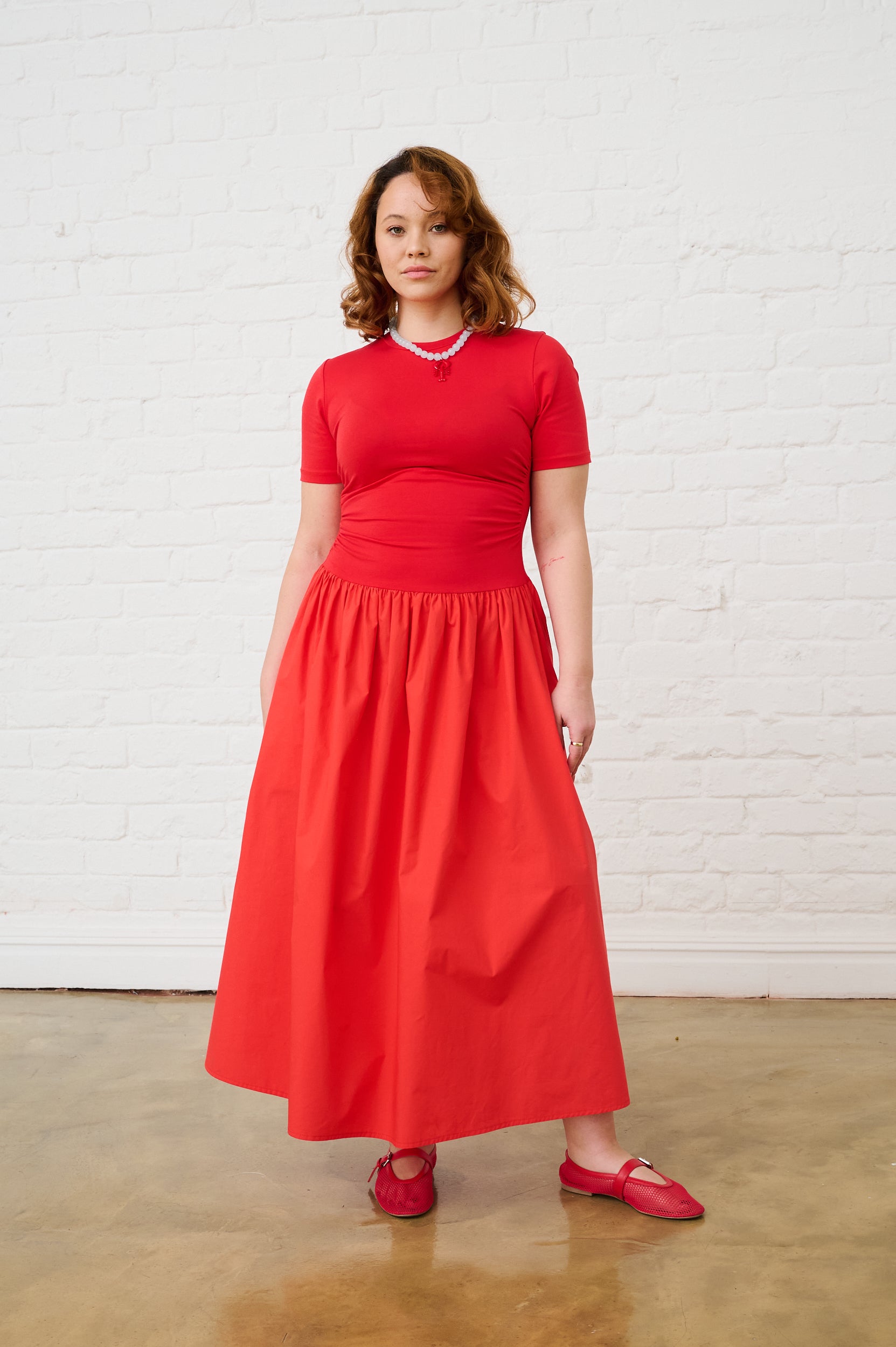 The Everyday Combo Dress in Coral