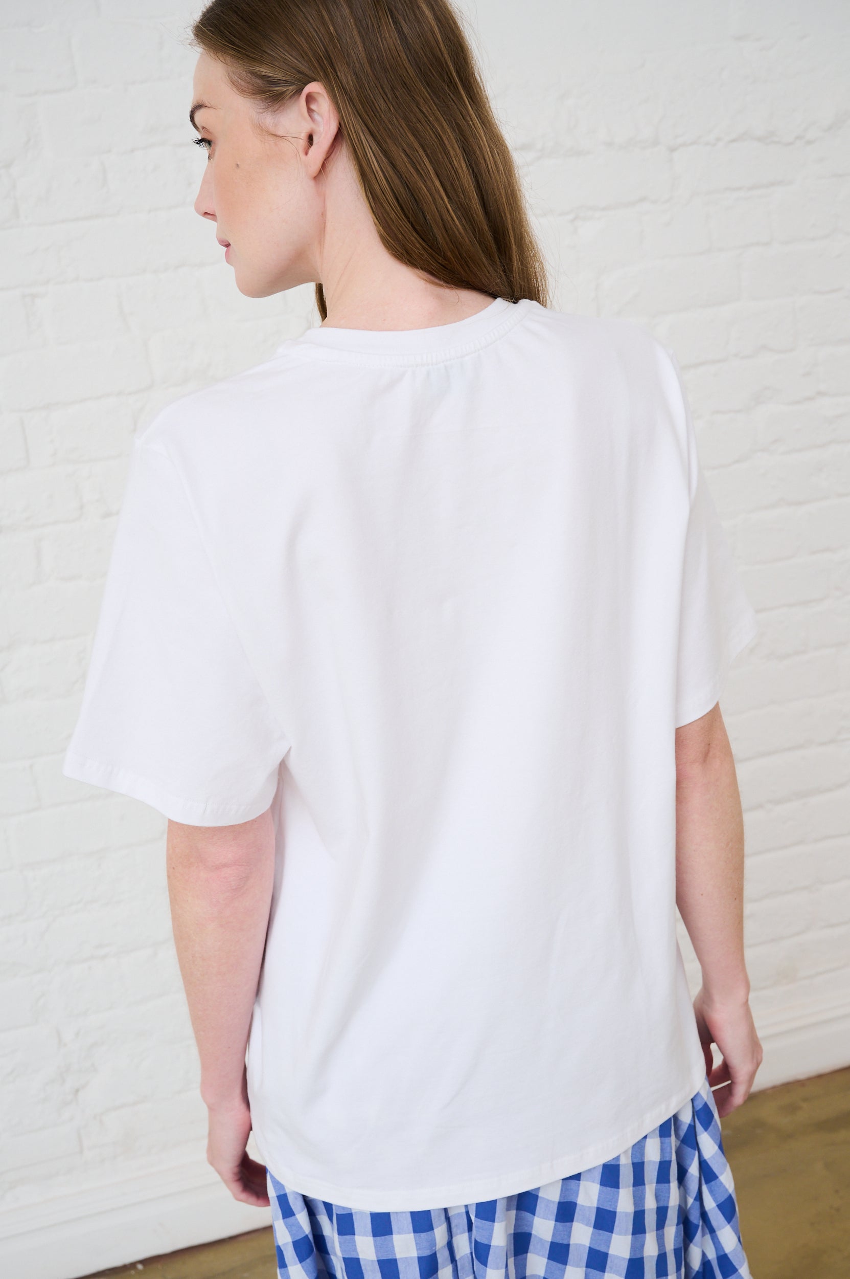 The Oversized Tee with Sequin Shells