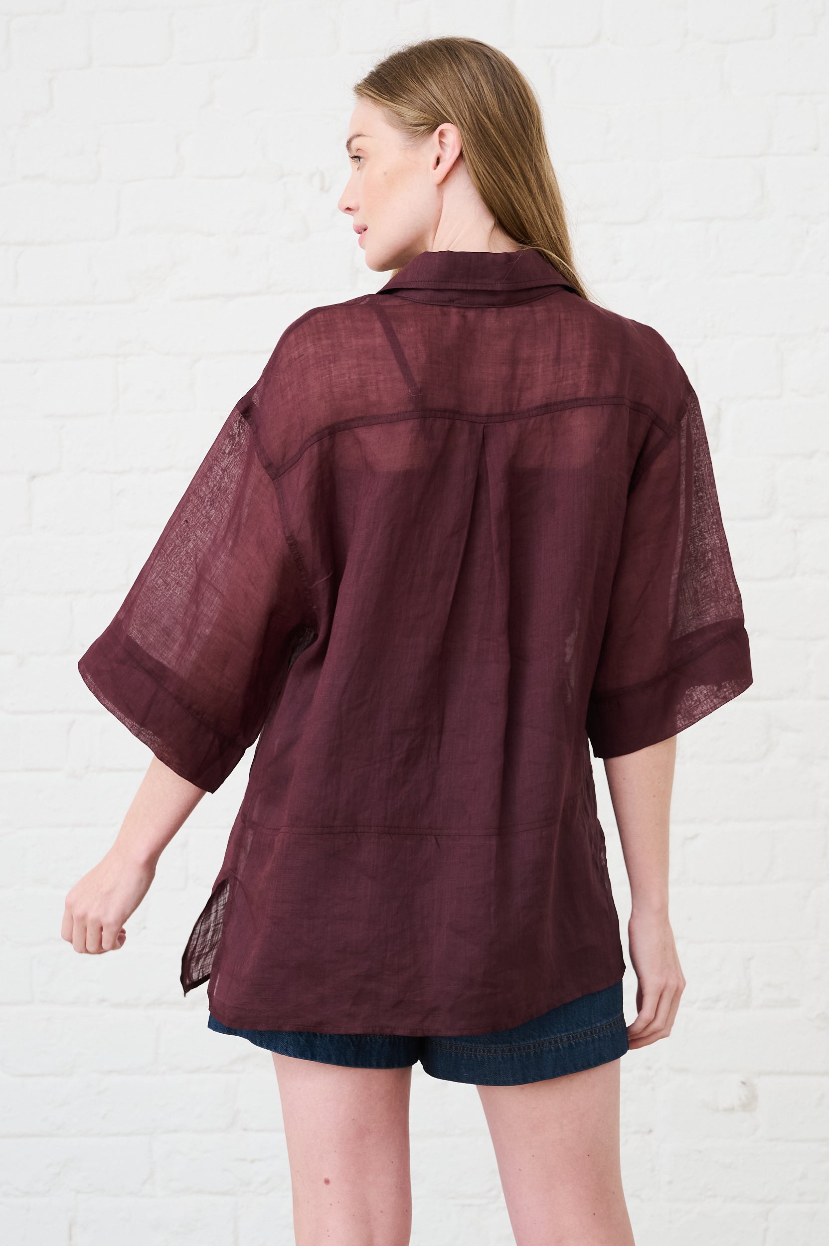Soft Shirt in Chocolate Rami