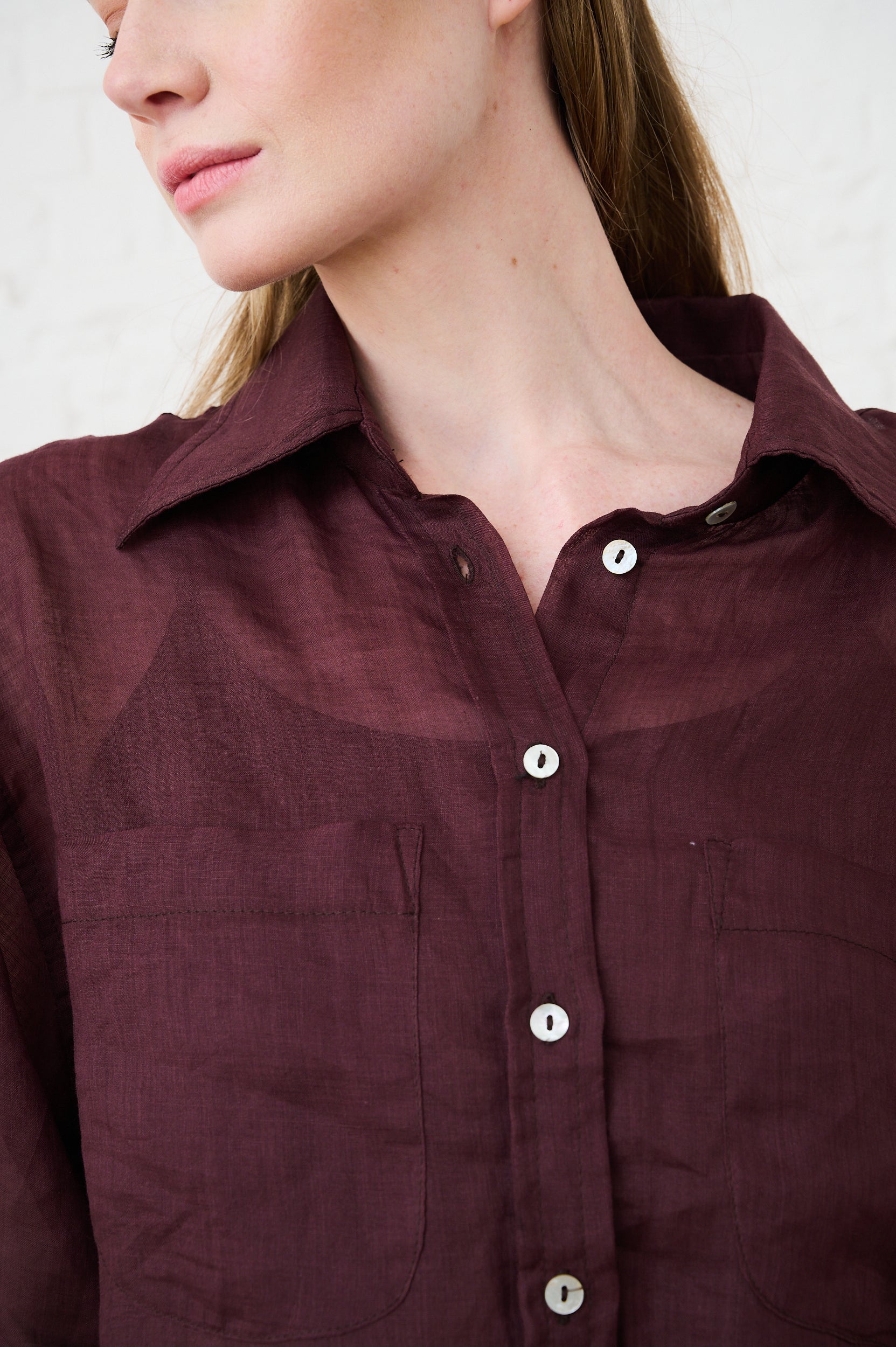 Soft Shirt in Chocolate Rami