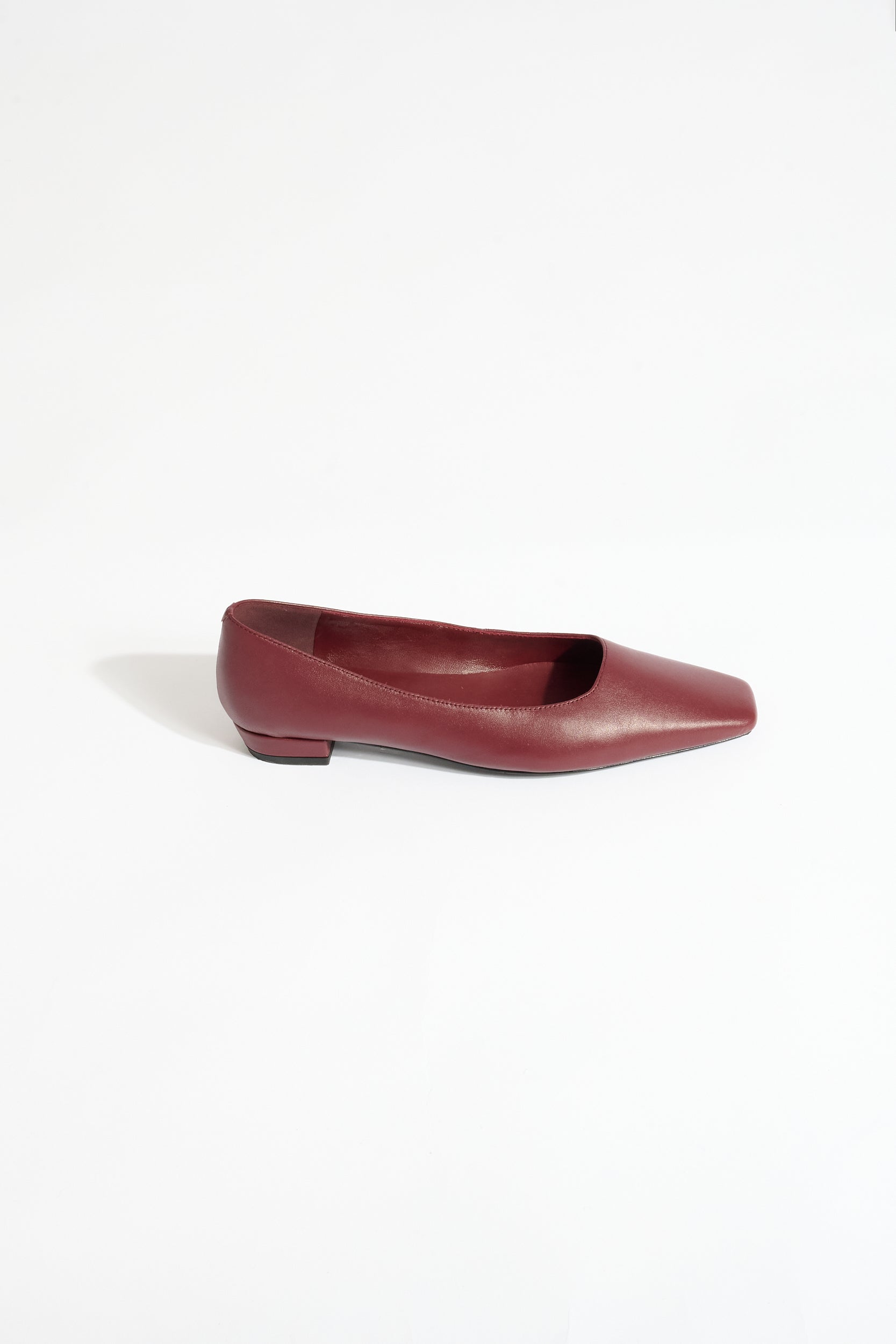 Studio Heel in Burgundy