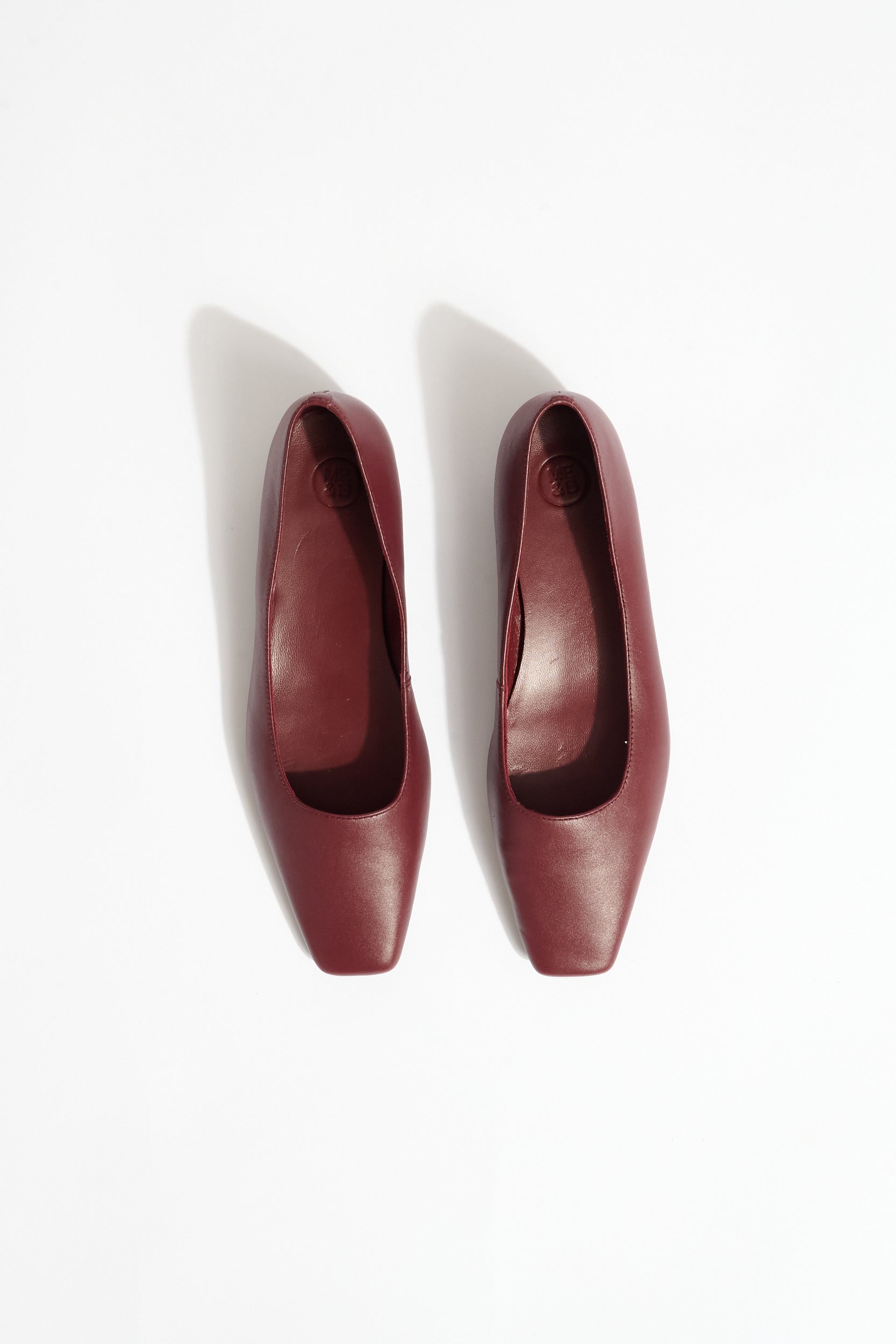 Studio Heel in Burgundy