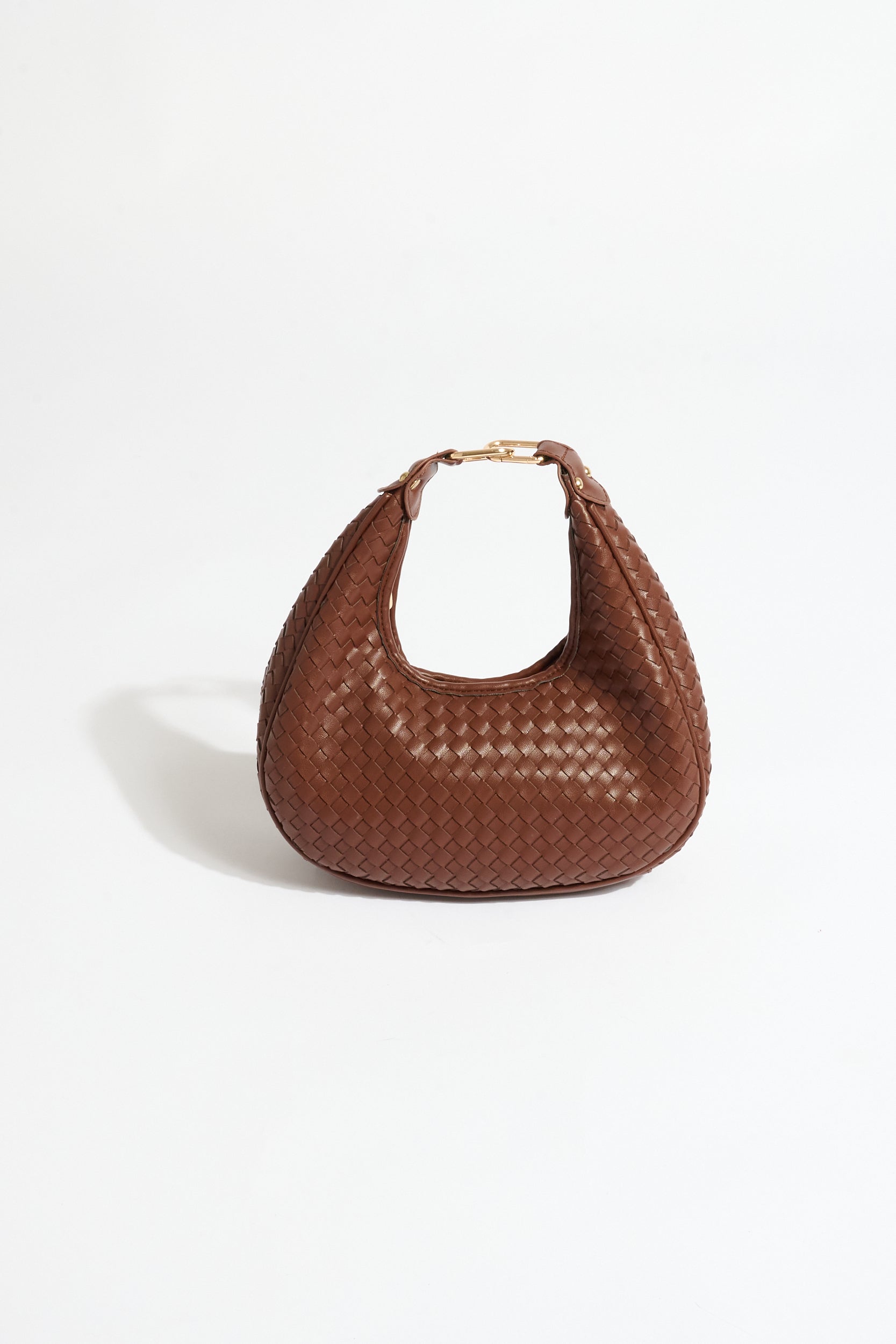 Woven Everyday Bag in Chocolate