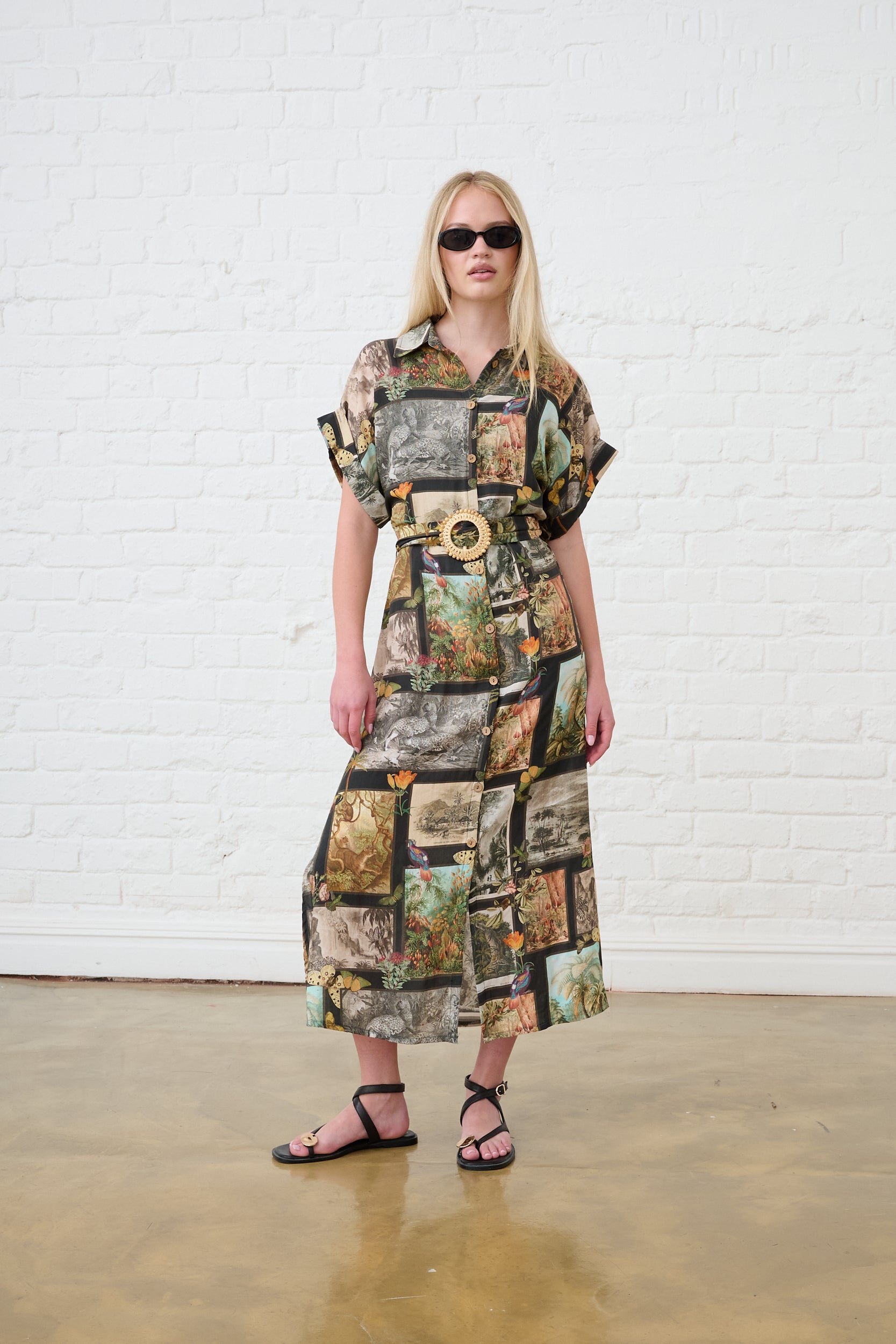 Gallery Shirtdress with Buckle