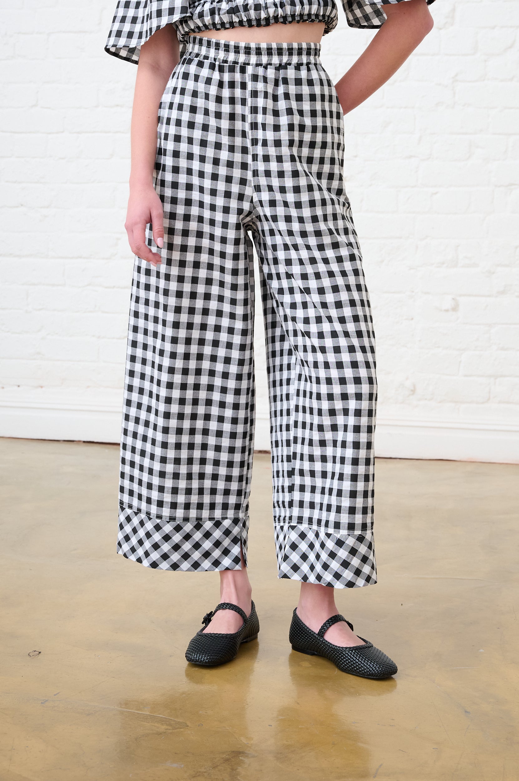 Lexie Pants - Black Gingham – Freez Clothing TSTS / GINGHAM PRINT