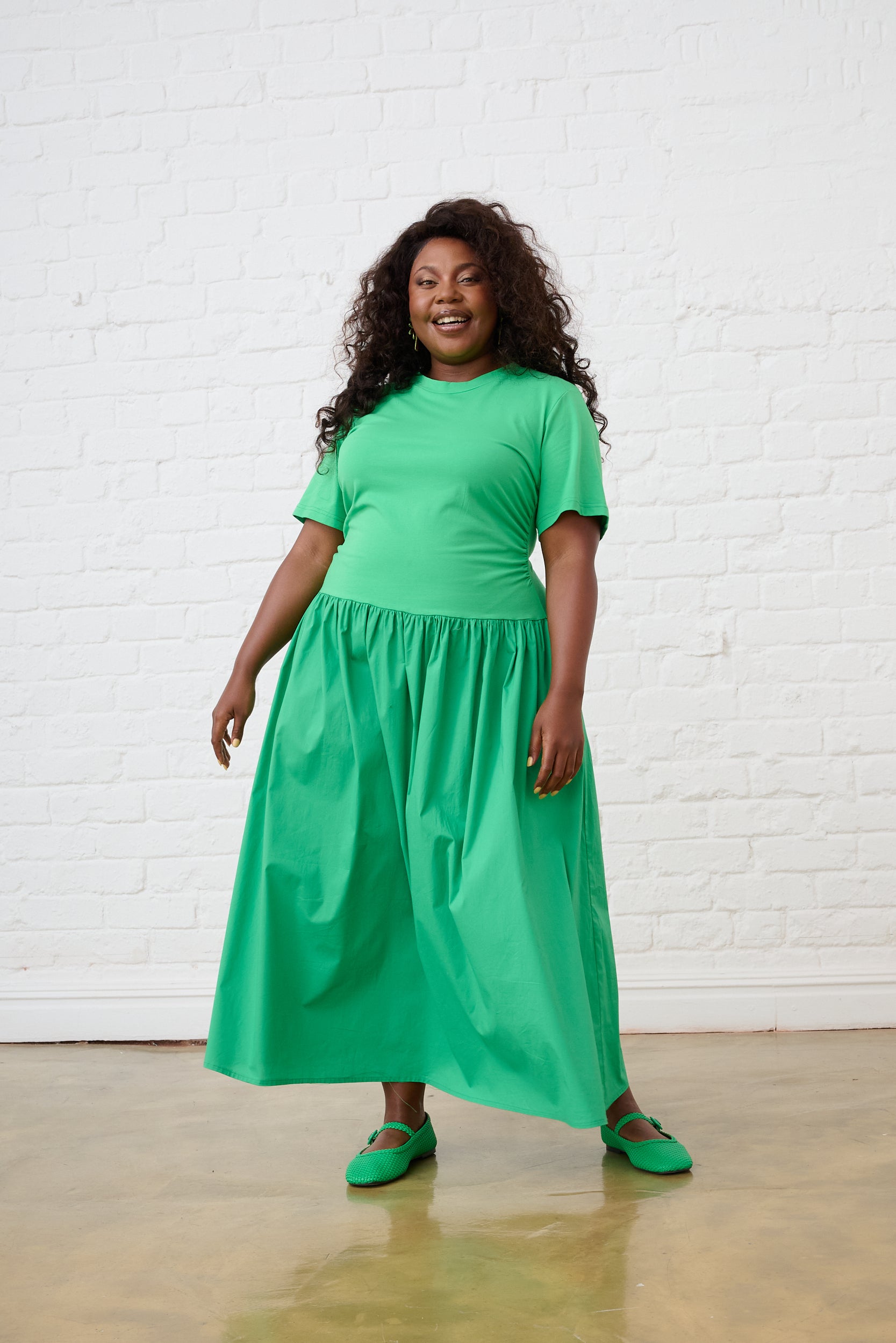 The Everyday Combo Dress in Green