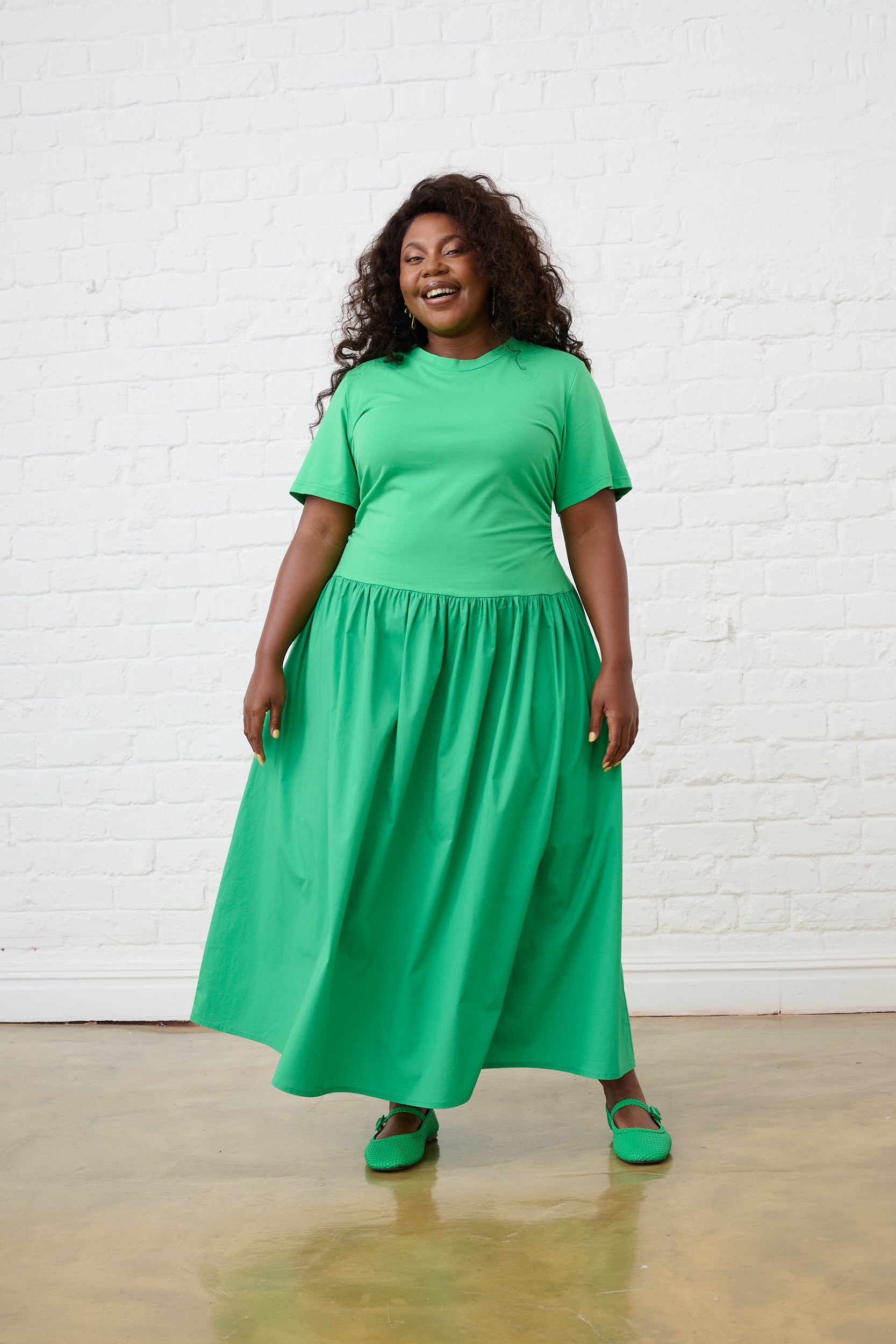 The Everyday Combo Dress in Green