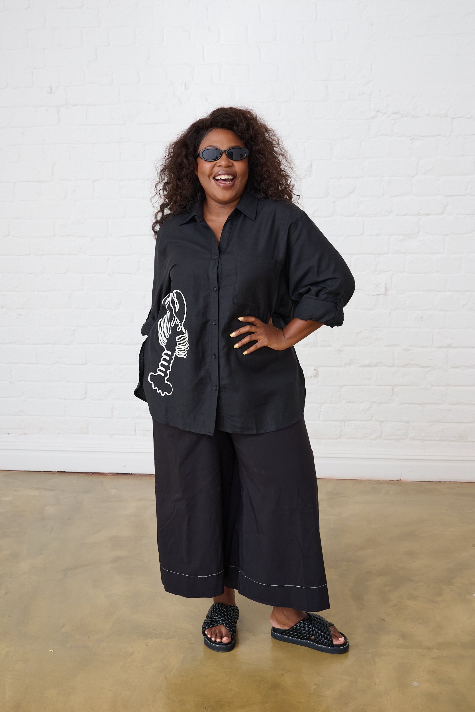 Linen Shirt with Lobster Cornelli – Me&B