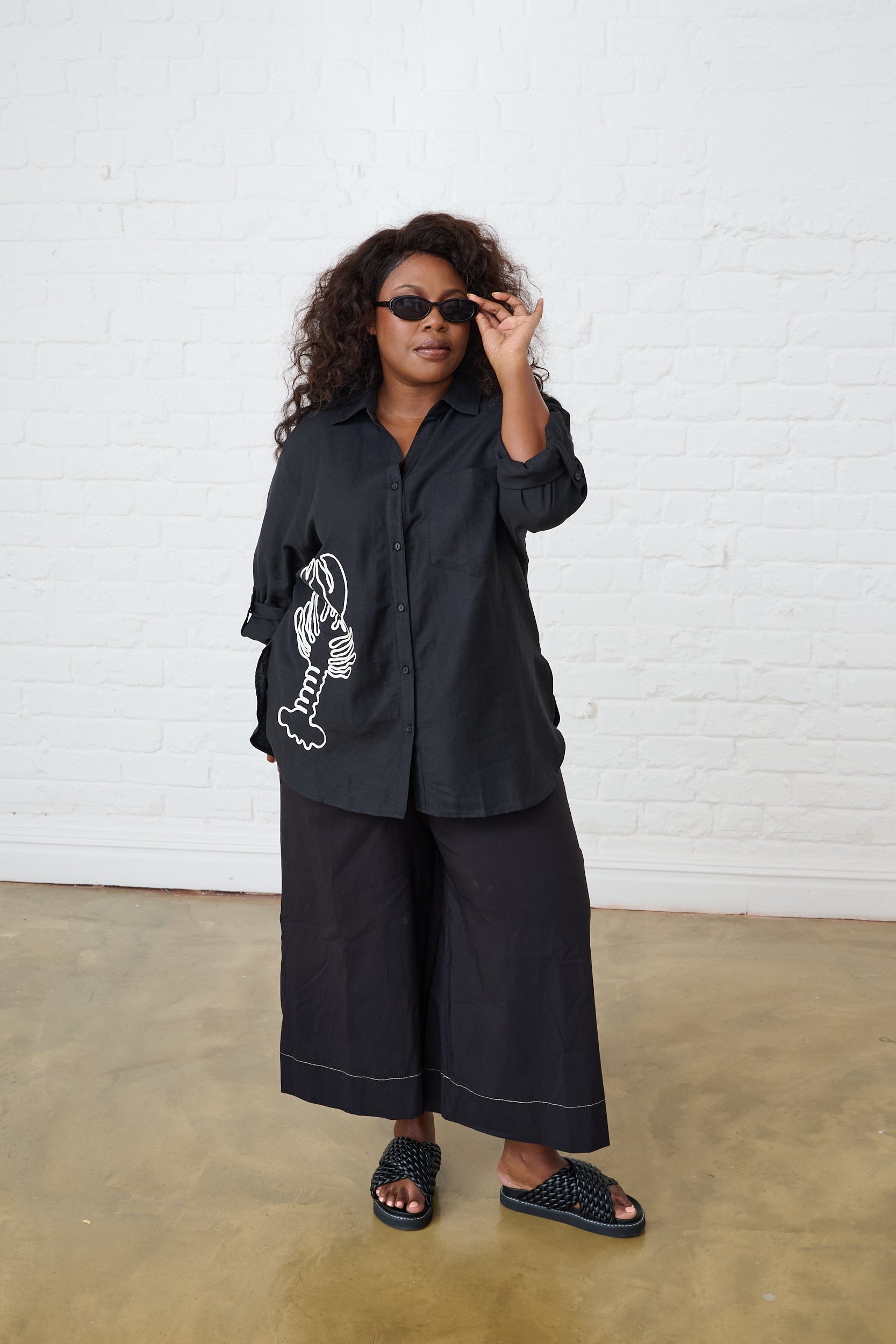 Linen Shirt with Lobster Cornelli – Me&B