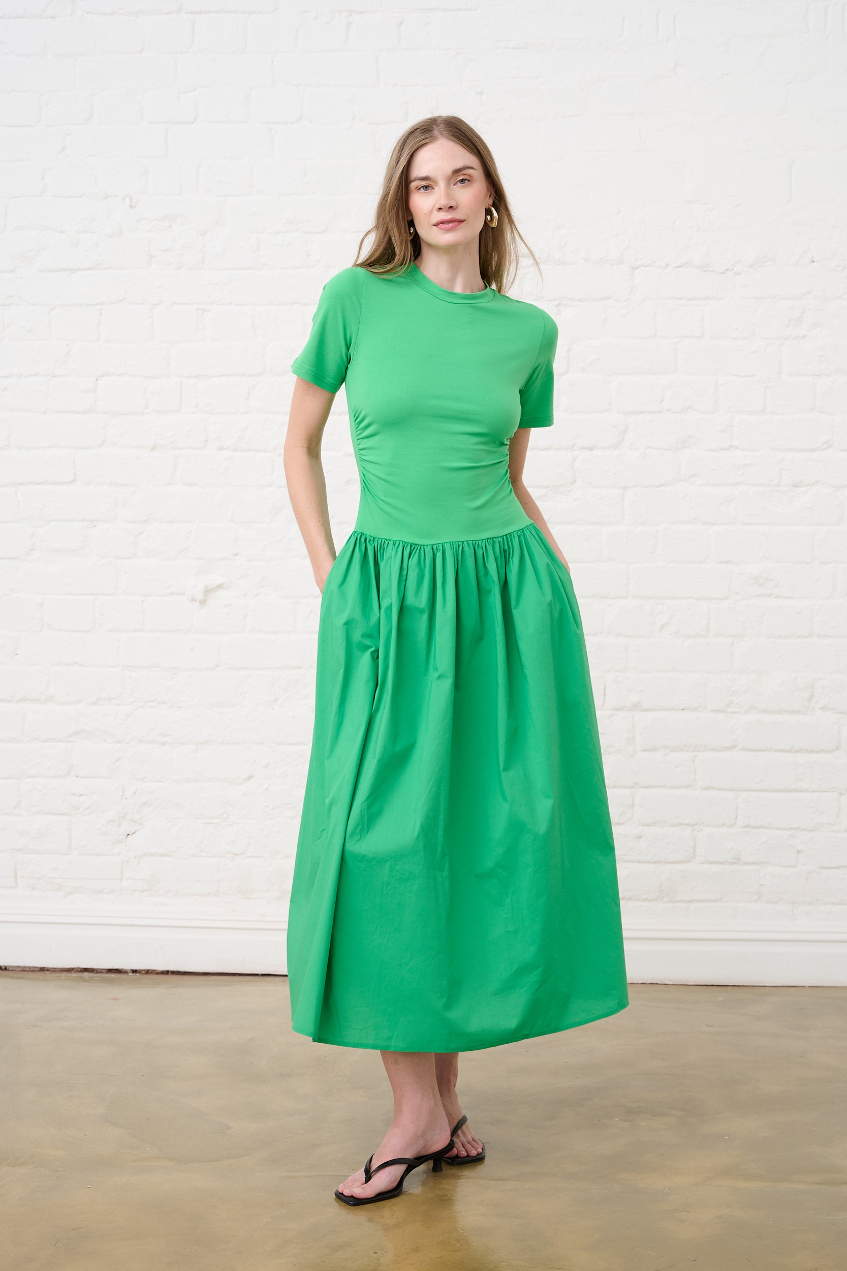 The Everyday Combo Dress in Green – Me&B