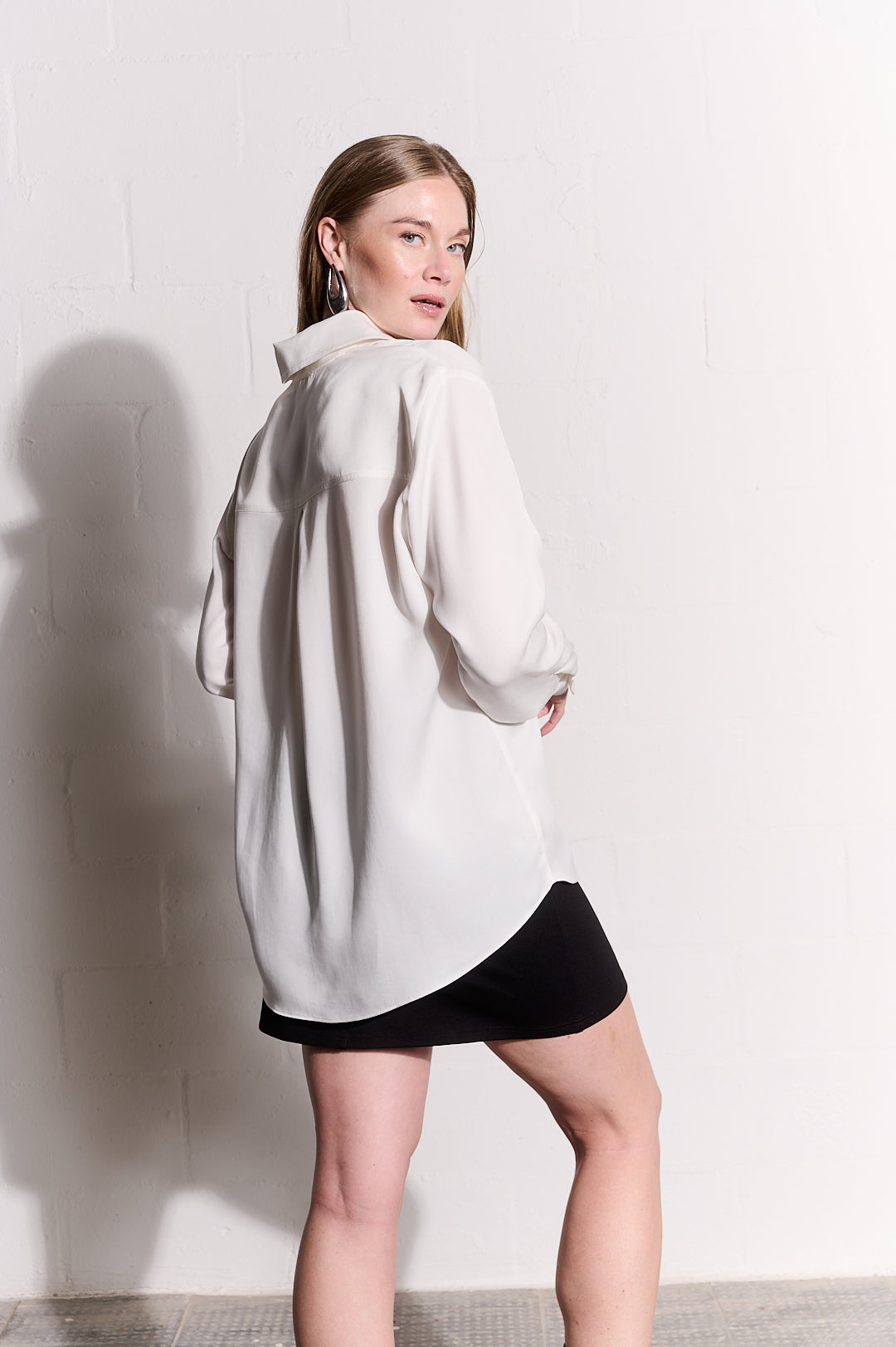The Essential Shirt in Milk