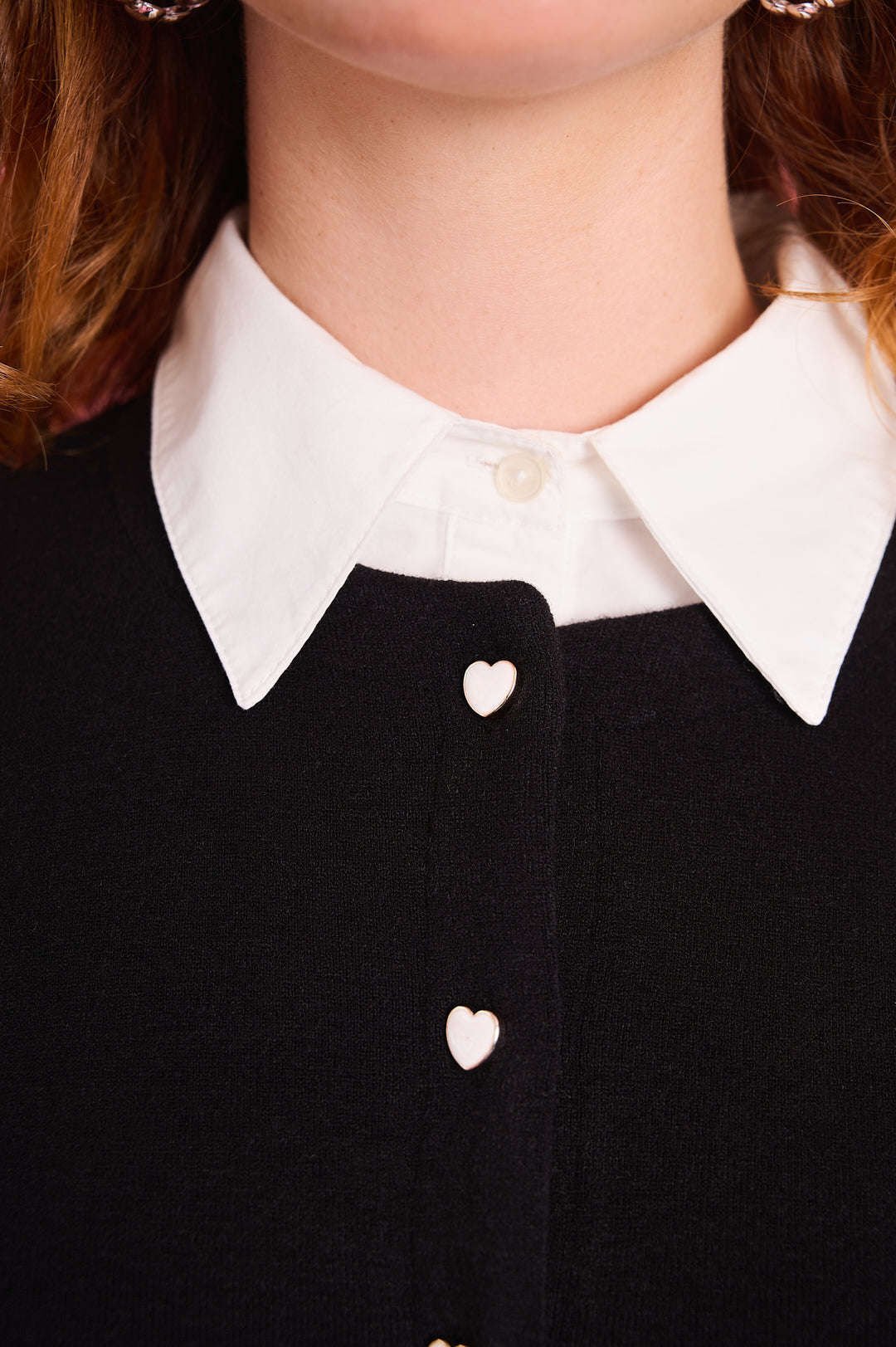 The Cut and Sew Cardigan in Black