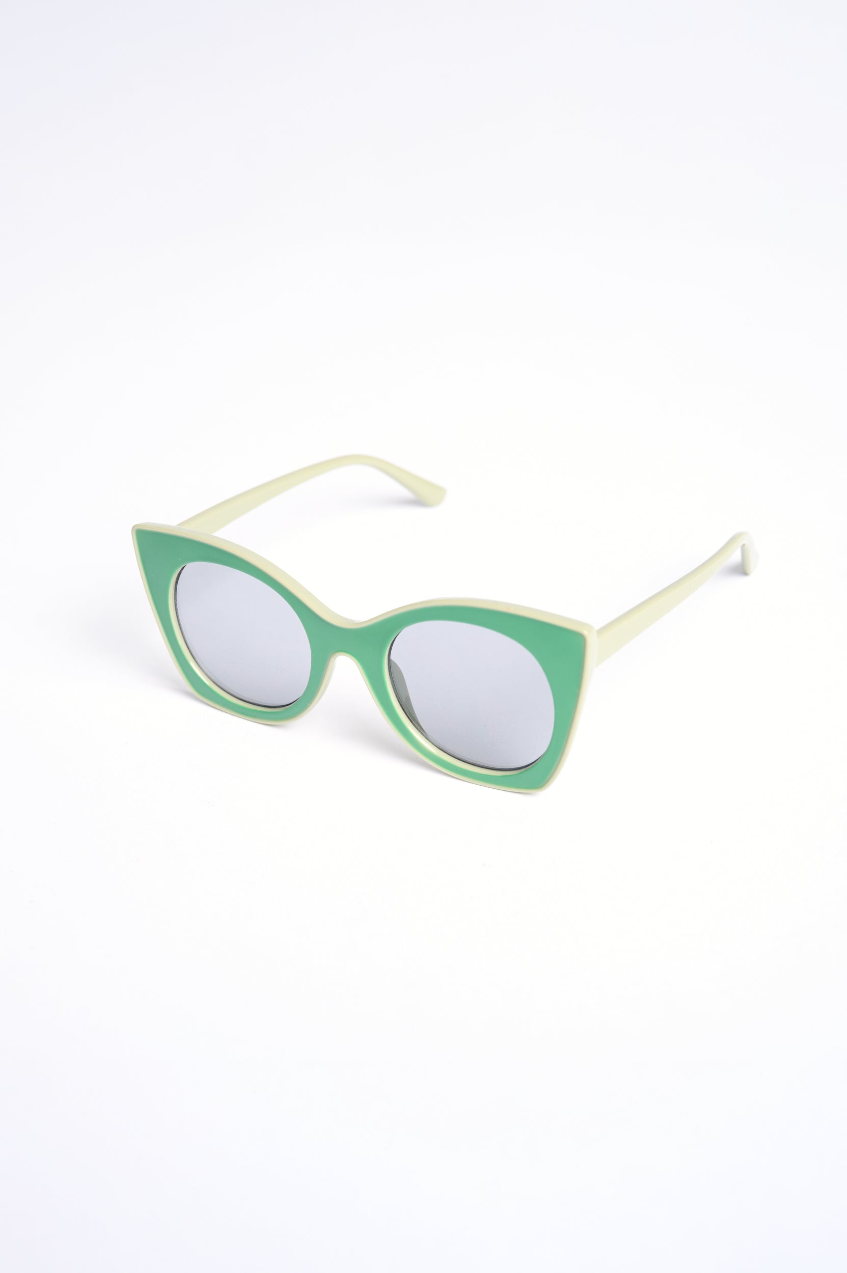 Green Cat Eye Sunglasses