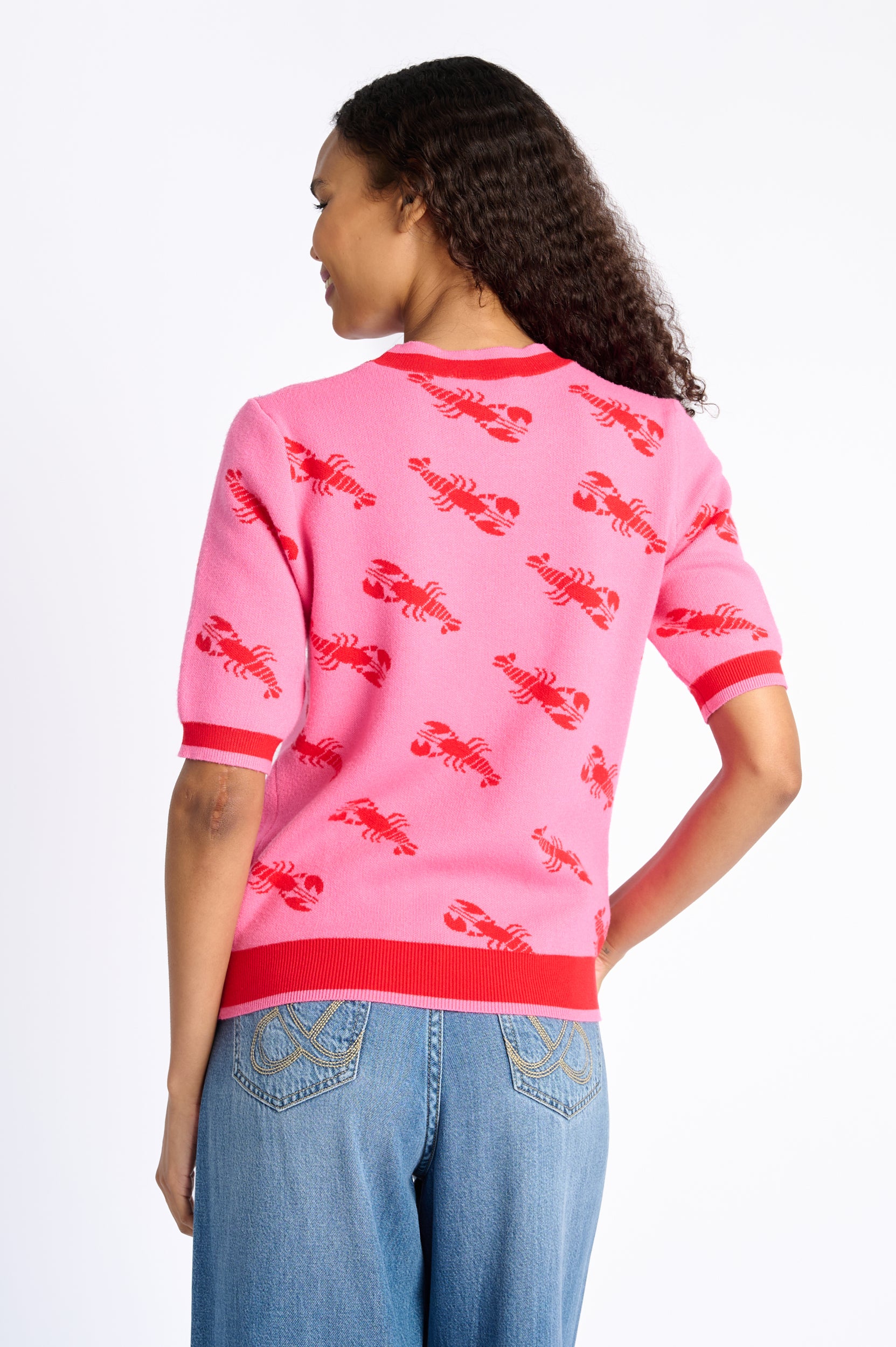 The Short Sleeve Jumper with lobster