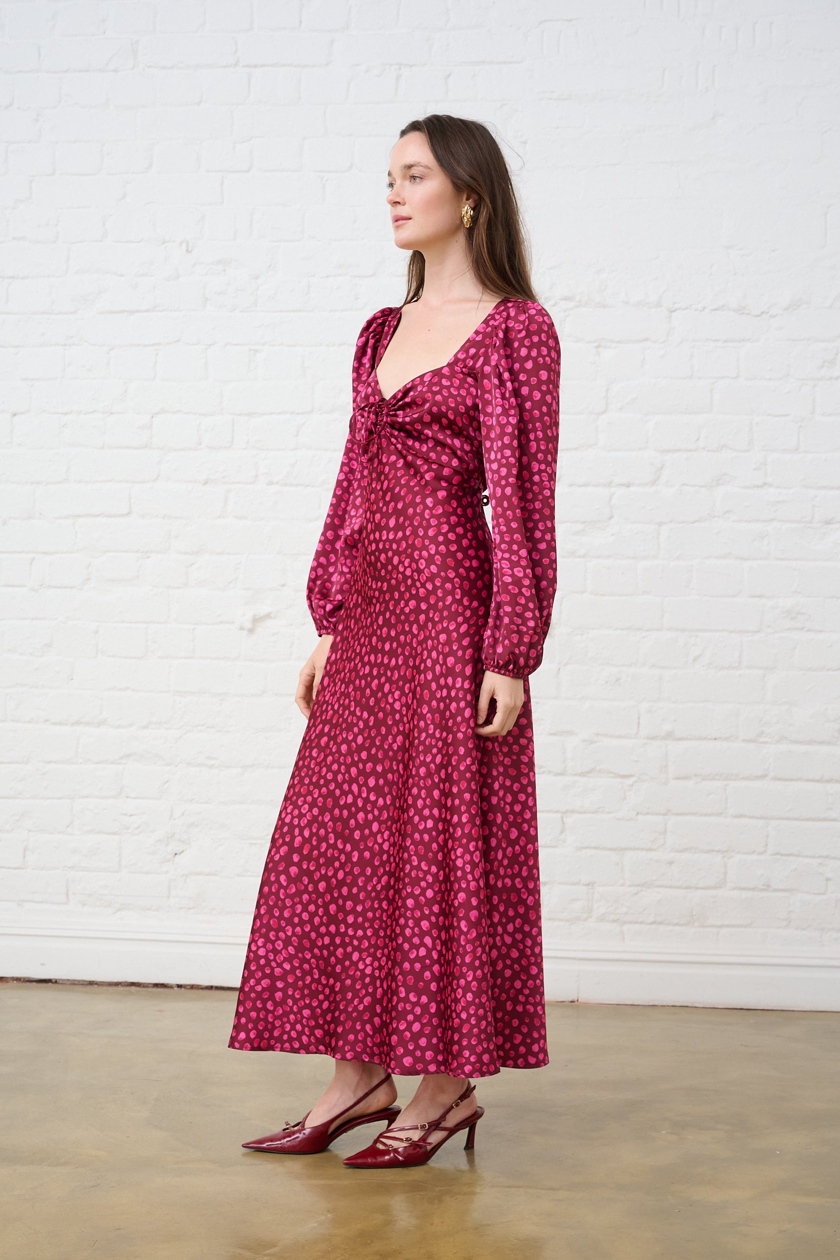 & other stories bias cut satin midi dress Bias Satin Midi – Me&B