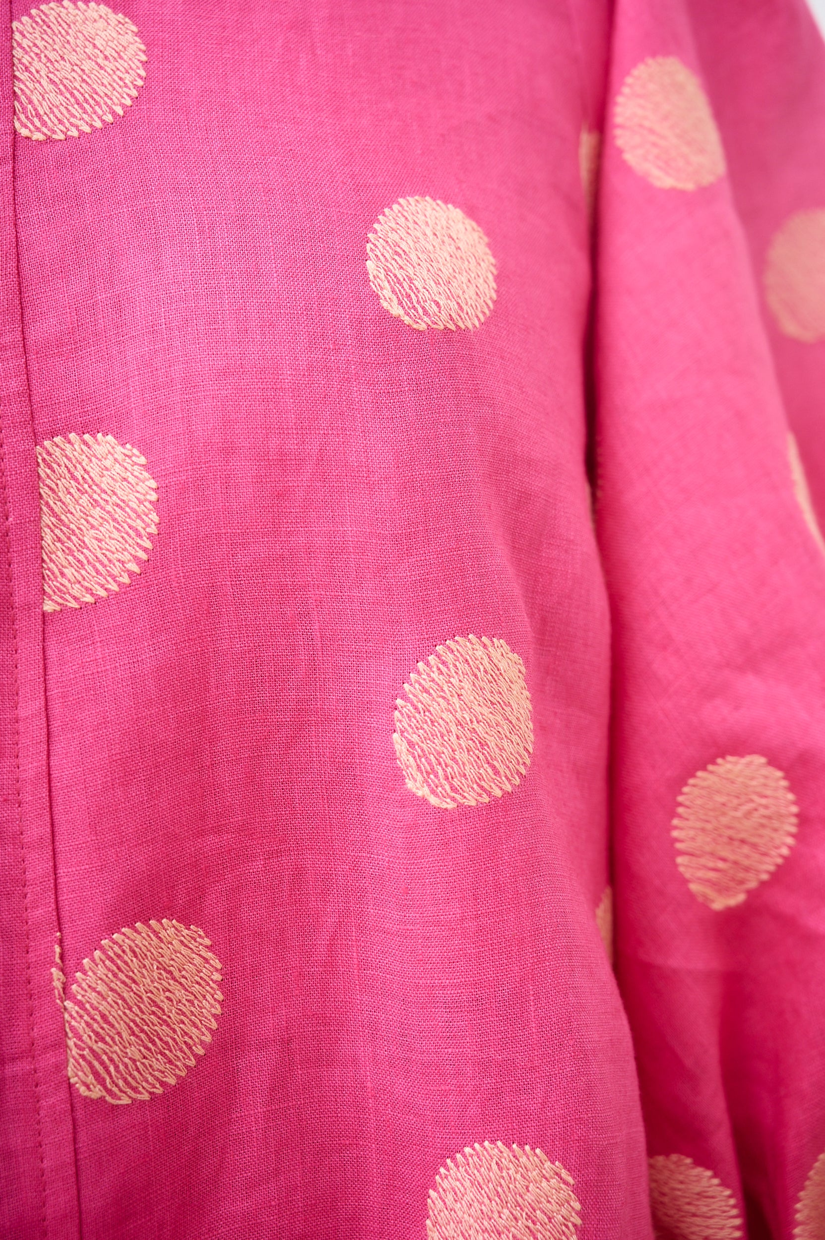 The XO dress in Spot linen