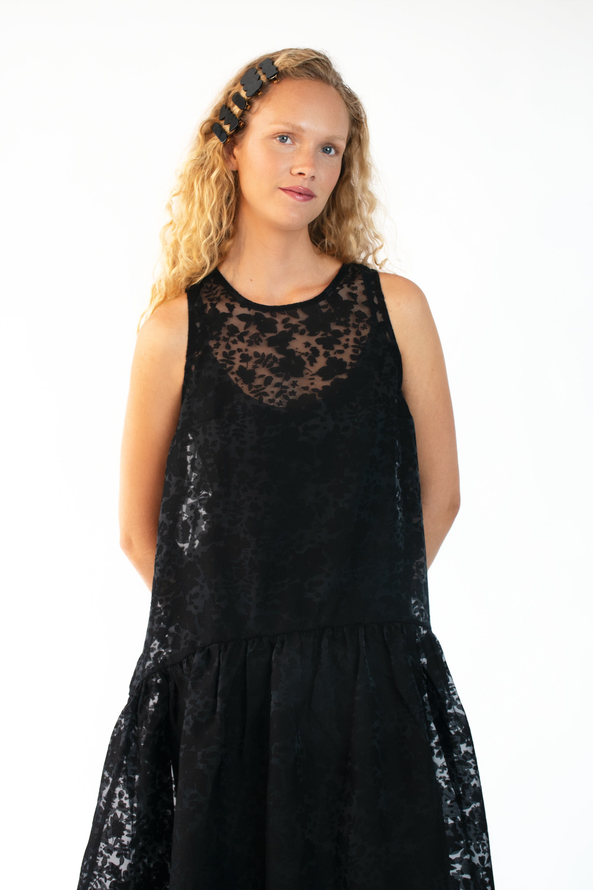 Drop Waist Dress in Organza