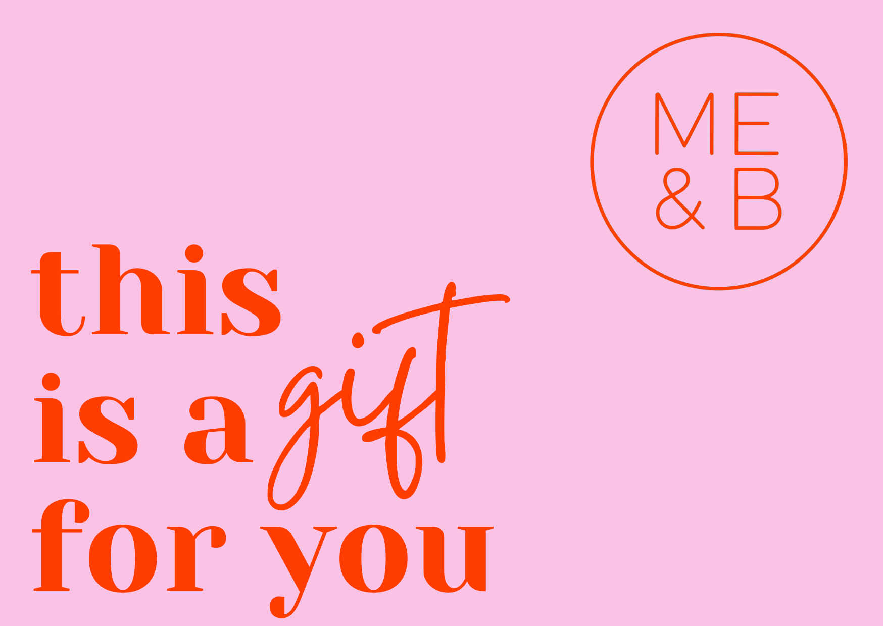 Me&B Gift Card - Me&B