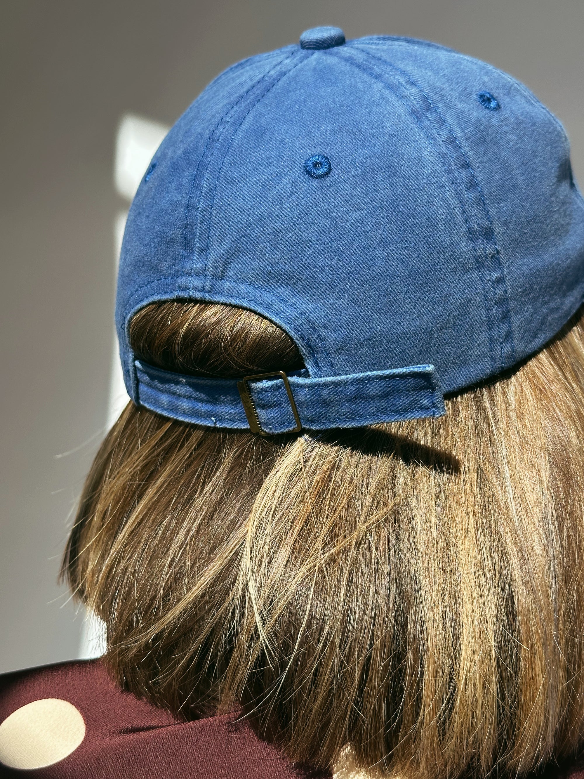 Lobster Embroidery Cobalt Cap