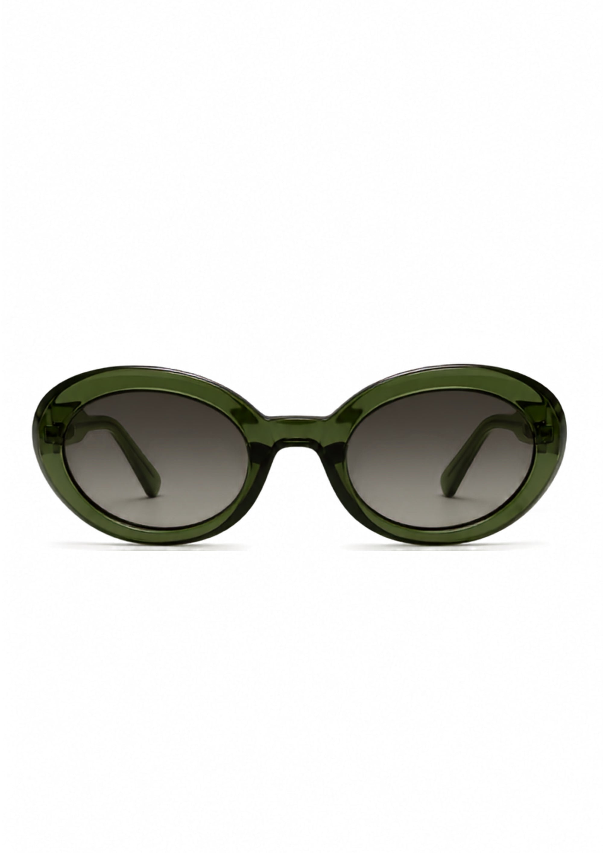 Olive Round Sunglasses