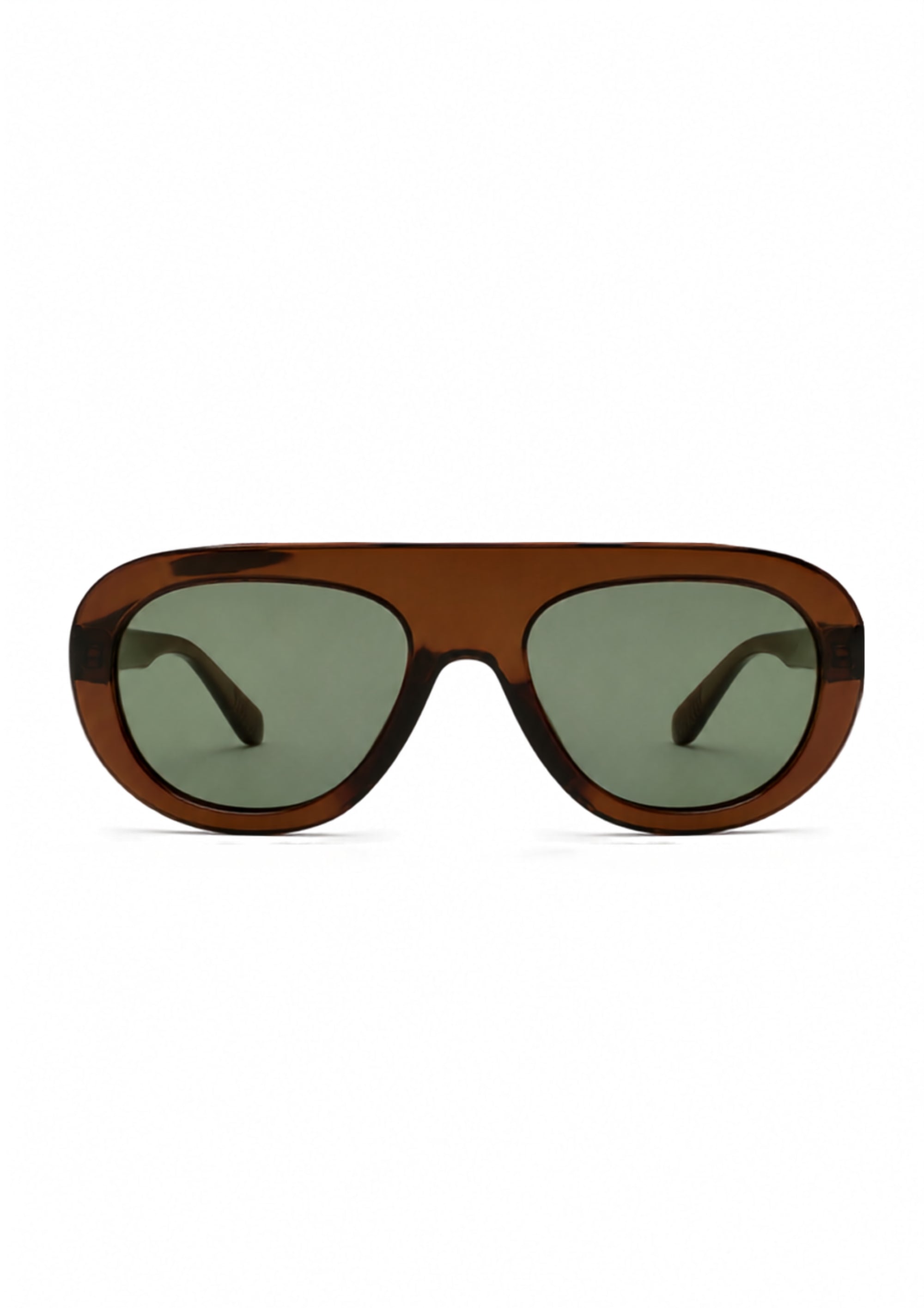 Brown Aviator Sunglasses