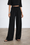 Black Premium Elasticated Waist Wide Leg Joggers