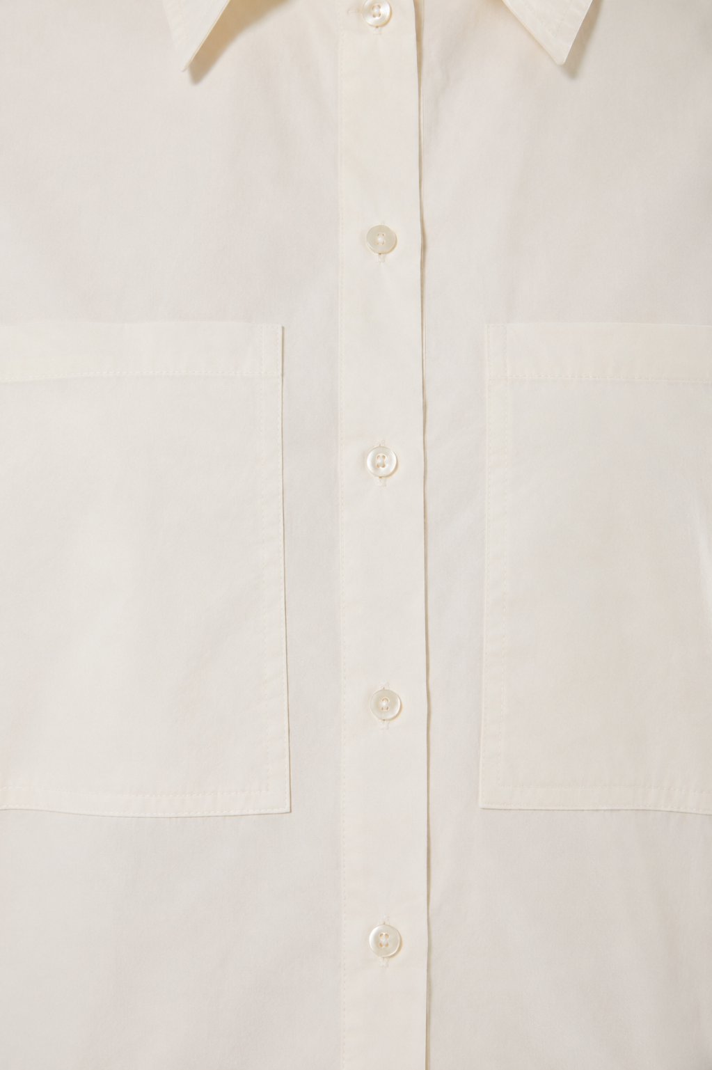Big Pocket Shirt in Milk