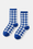 Crew Sock in Blue Gingham