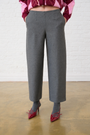 Barrel Ponti Pants in Charcoal