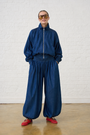 Balloon Drawstring Pants in Denim