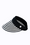 Stripe Visor in Black and Stone
