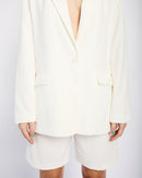 Tailored Lined Jacket in Milk