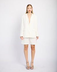 Tailored Lined Jacket in Milk