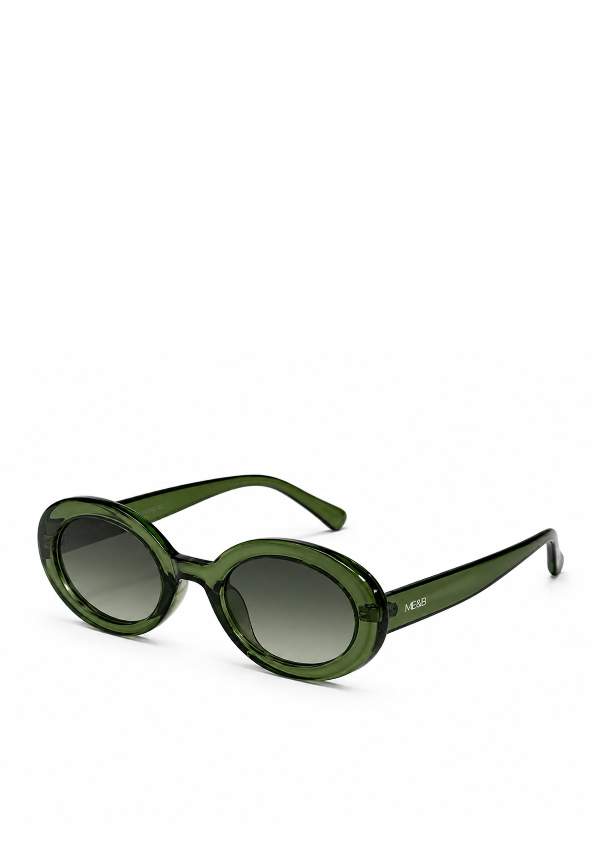 Olive Round Sunglasses