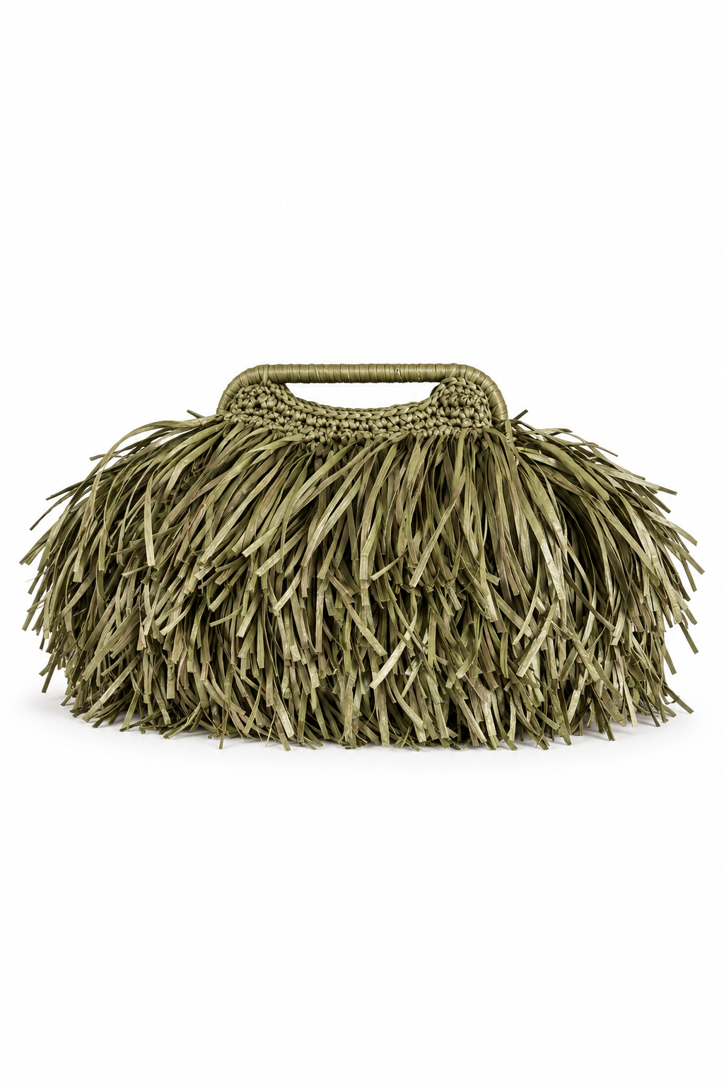 Medium Fatigue Raffia Bag