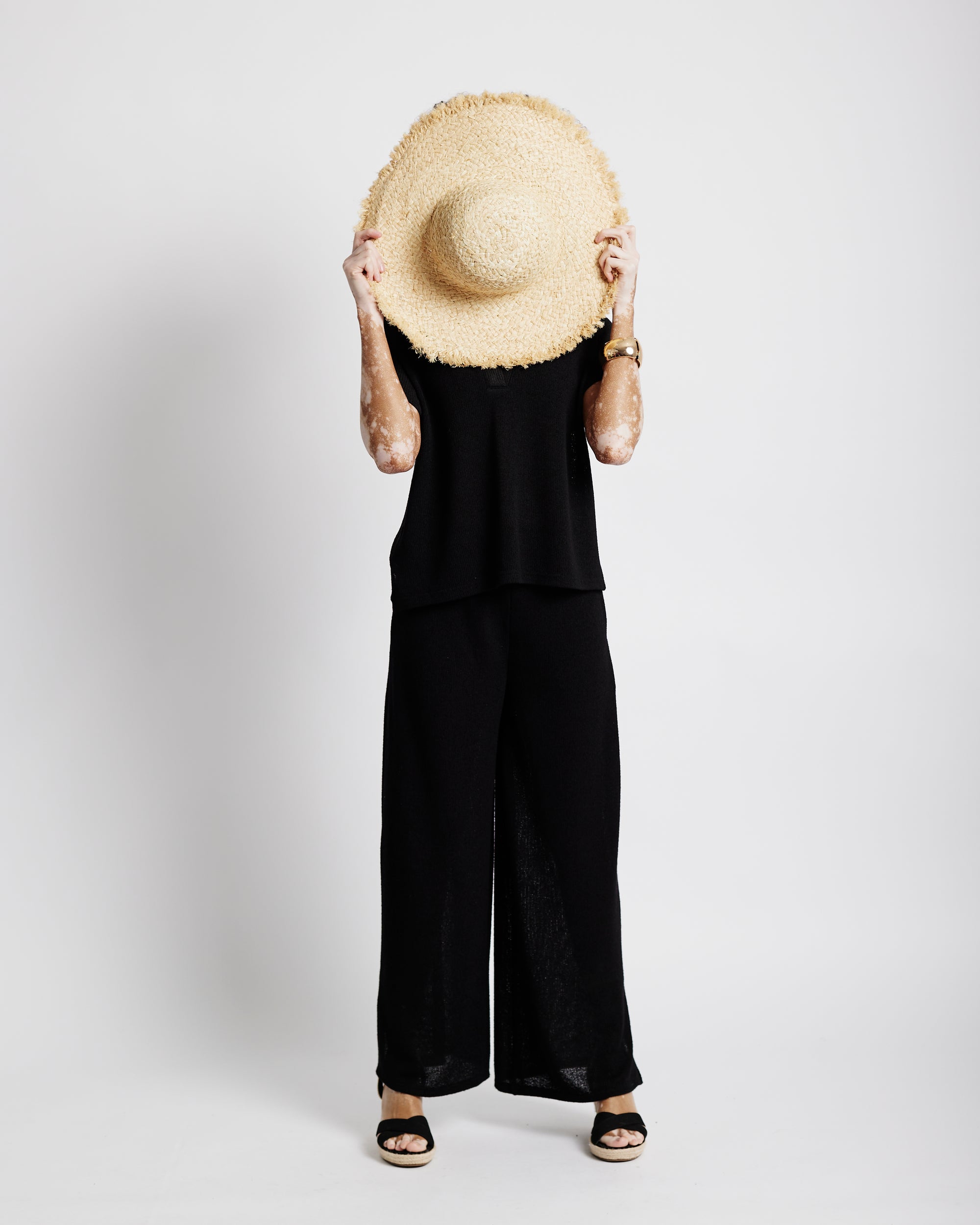 Big Straw Hat in Natural - Me&B