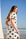 Spot Linen Blend Dress with Lace Up Detail