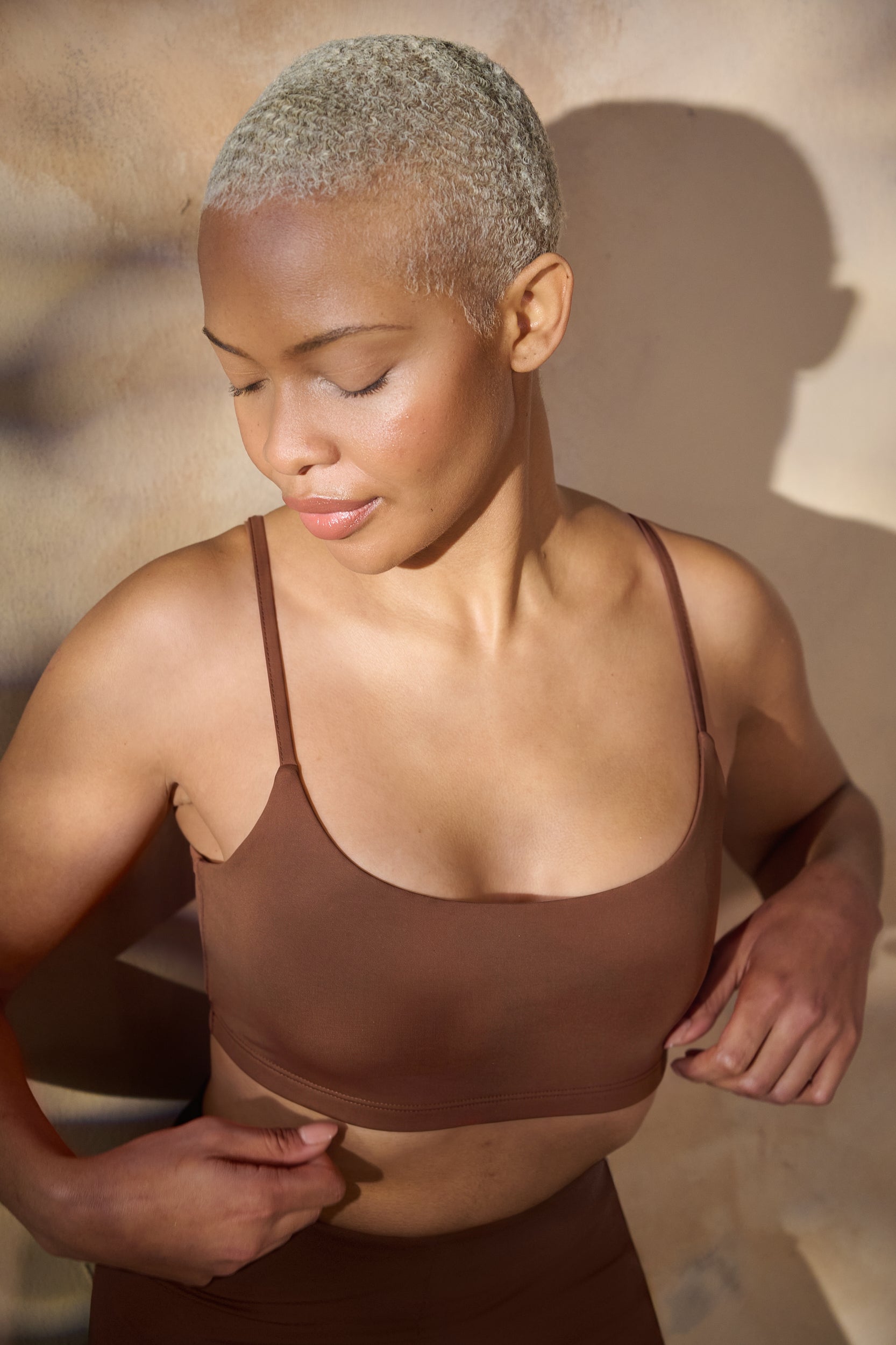 Contour Bralette in Choc