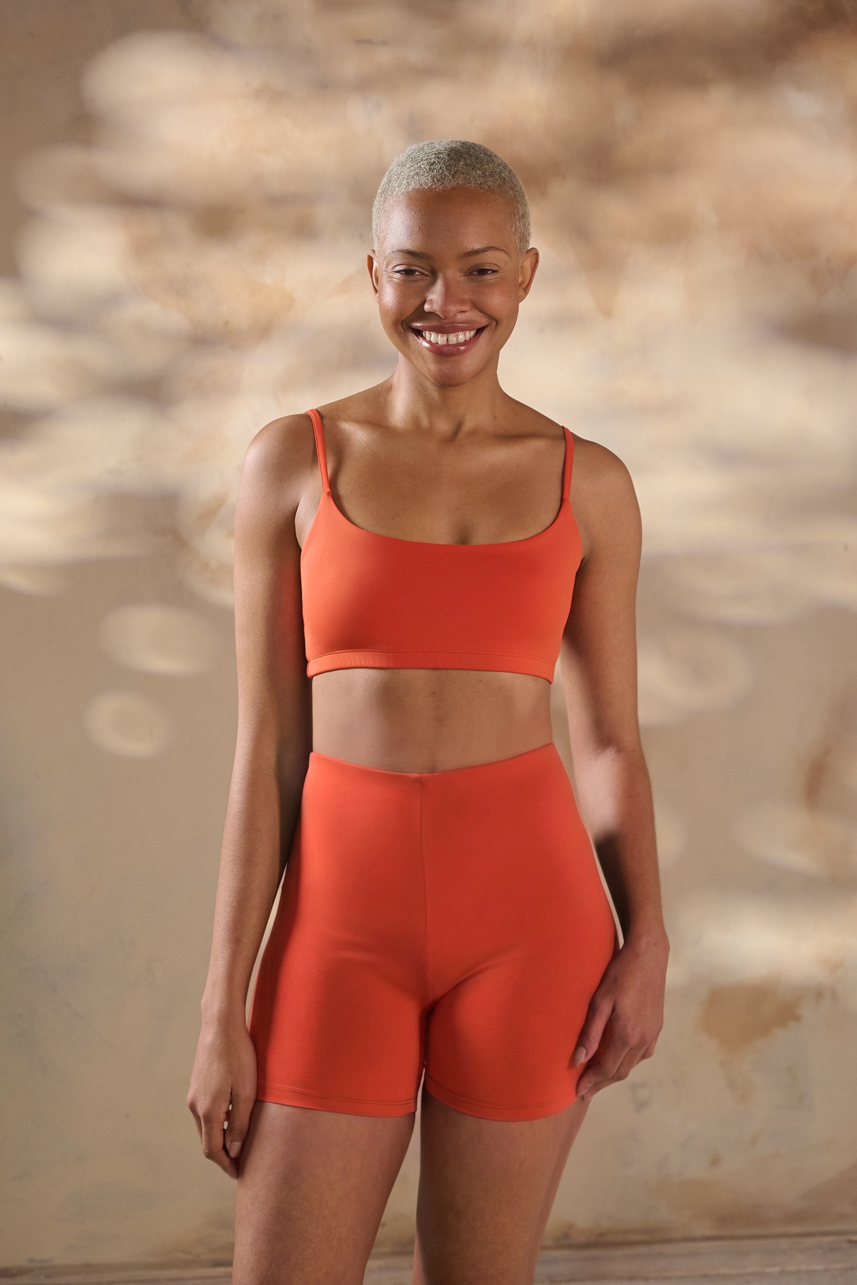 Contour Bralette in Rust