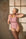 Square Neck Contour Bodysuit in Tea Rose