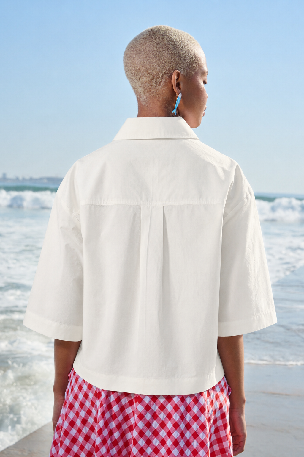 Big Pocket Shirt in Milk