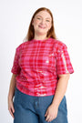 Sequin Check Tee