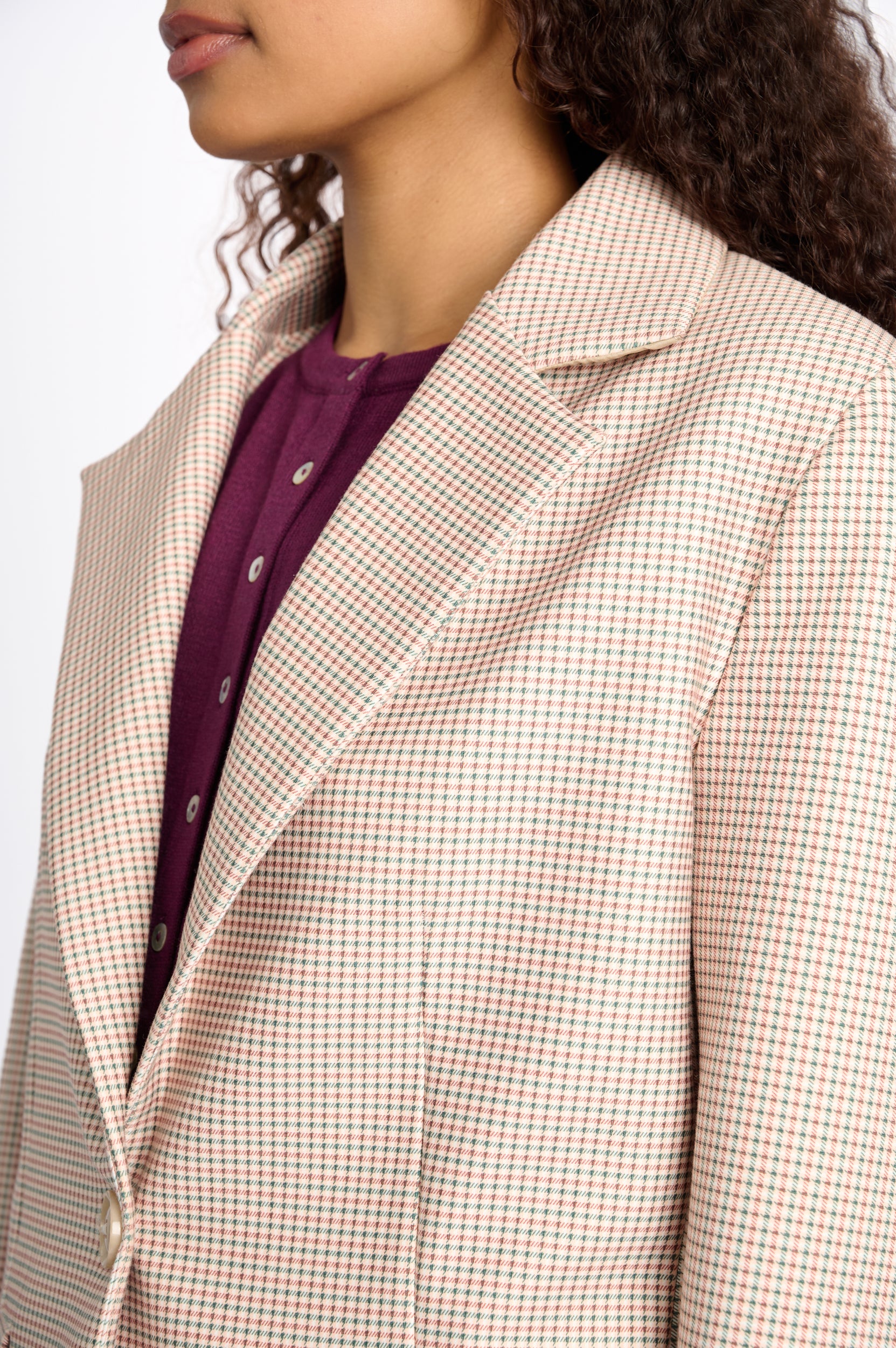 Ponti Blazer in Small Check